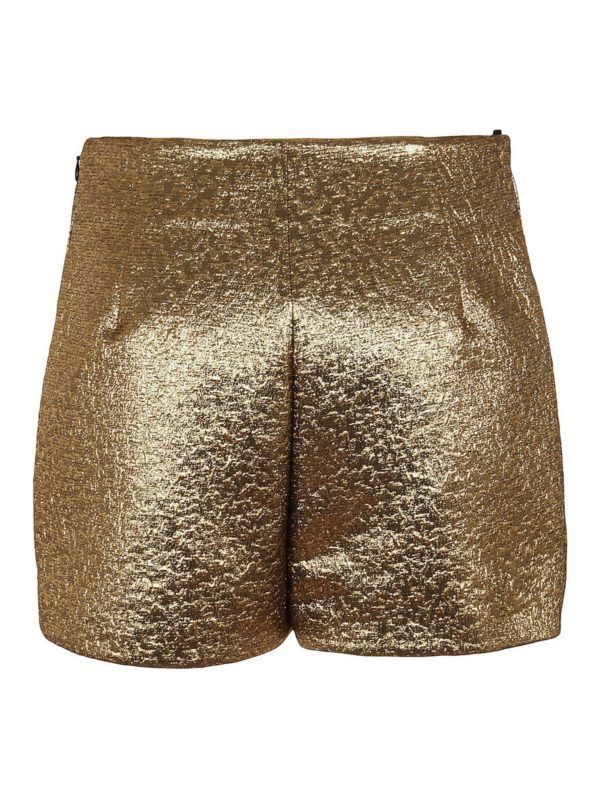 Valentino o1y0326 Short in Gold Size 26" / US 2 / IT 38 - 2 Thumbnail