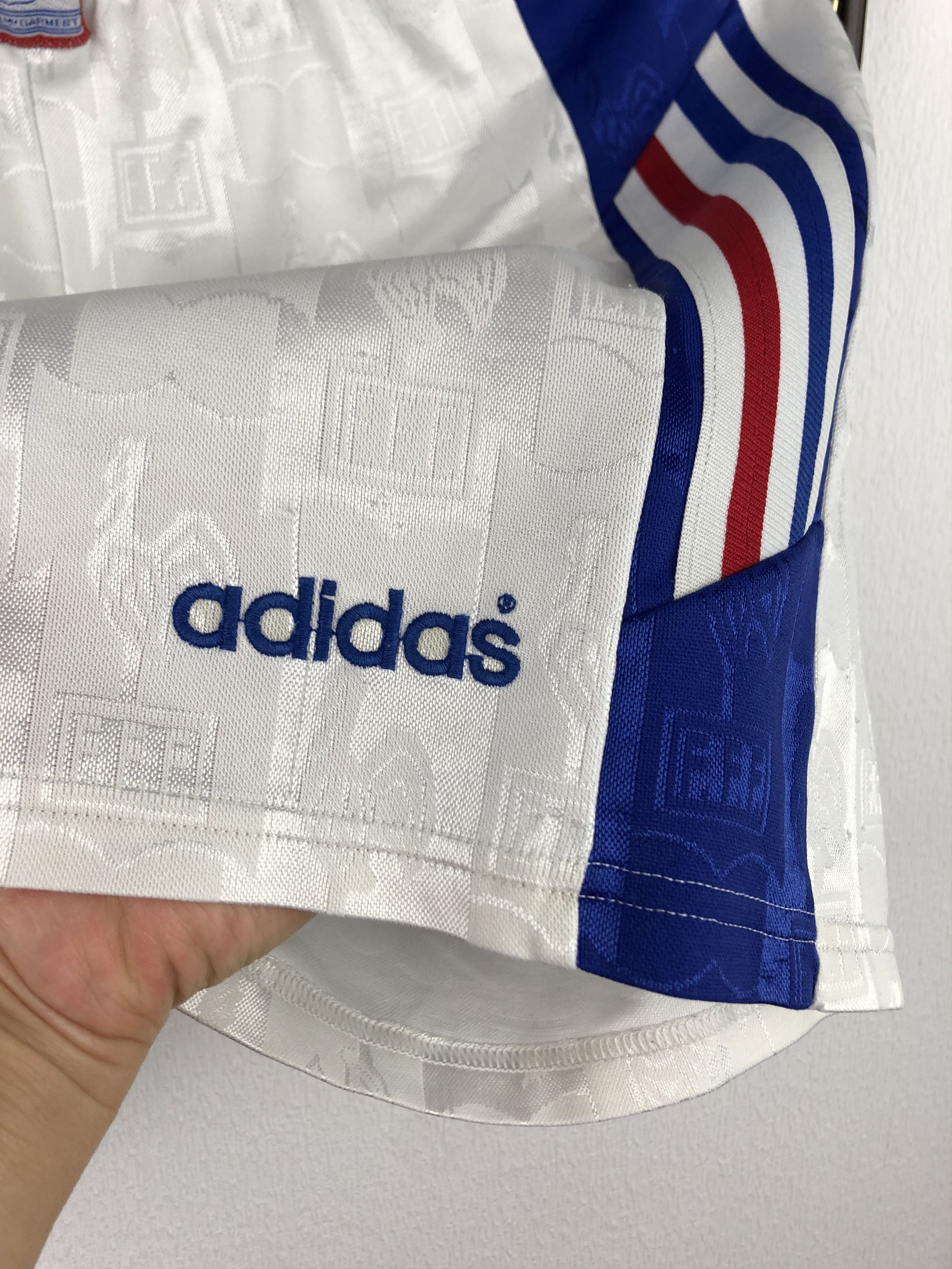 Adidas Vintage 1996 Adidas France Football Shorts Soccer White M Size US 32 / EU 48 - 5 Thumbnail