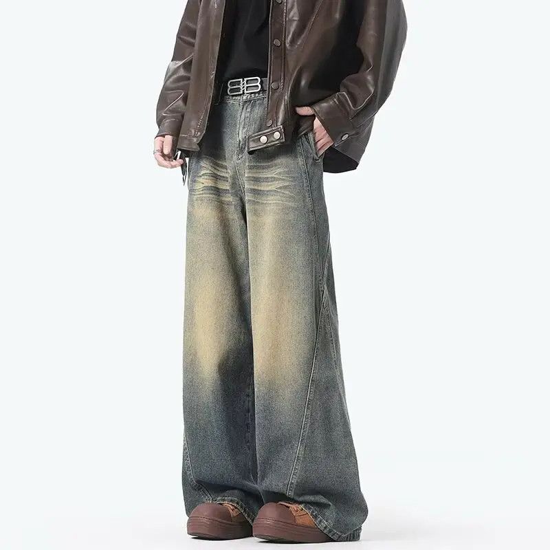 Japanese Brand × Jean Retro loose straight leg wide leg jeans Size US 32 / EU 48 - 5 Thumbnail