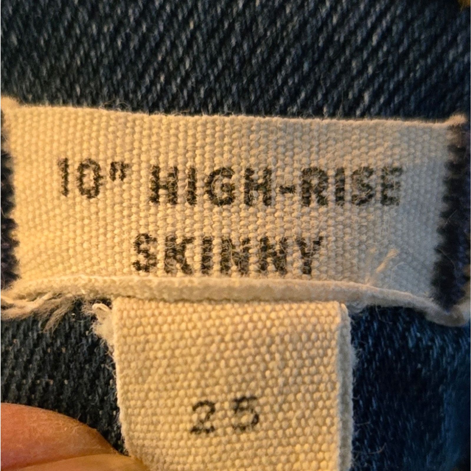 Madewell Madewell 10" high rise skinny, size 25 Size 25" / US 0 / IT 36 - 4 Thumbnail