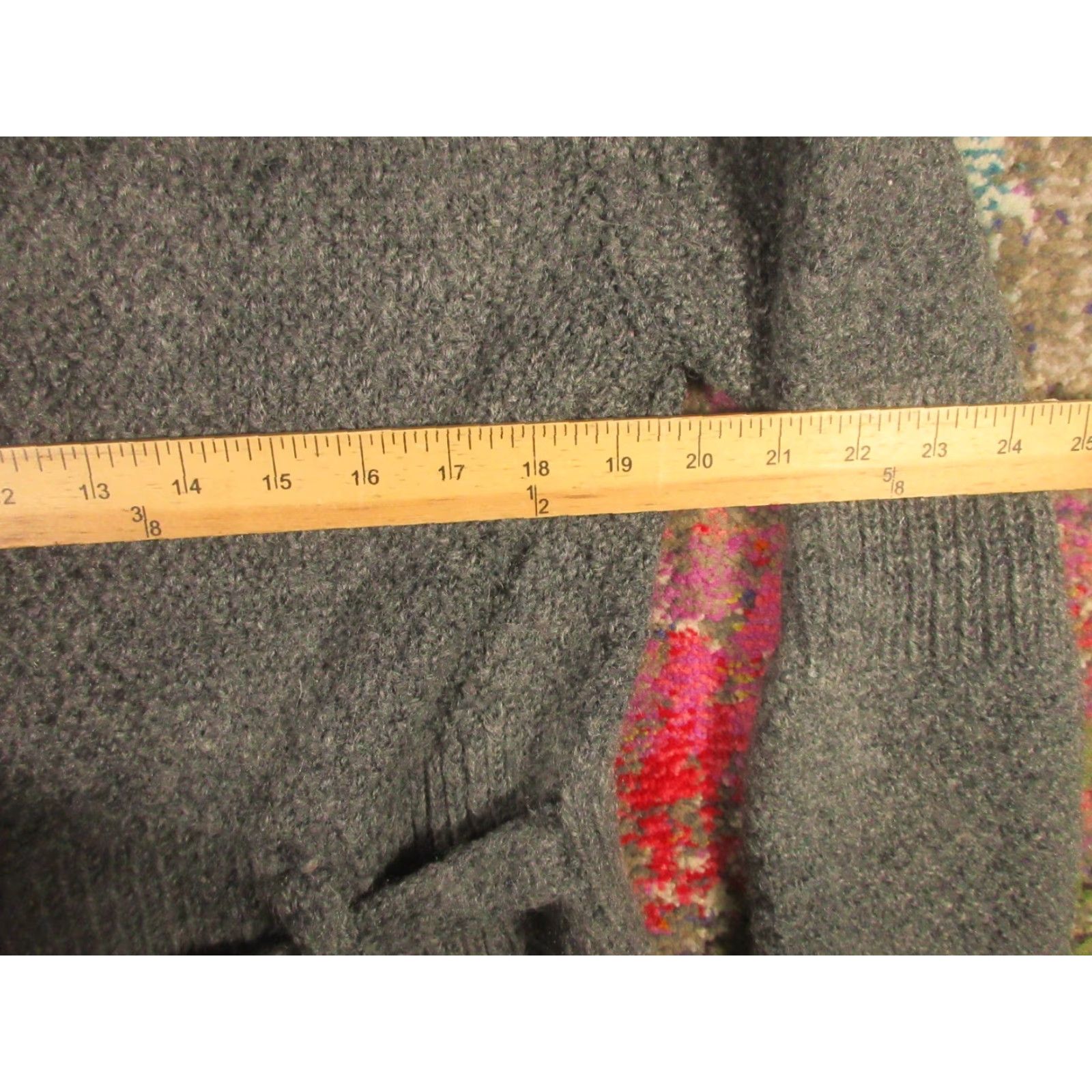 Vintage VINTAGE Newari Wool Cardigan Sweater Cardigan Women Small M Gray Belted Long Hand Knit Wool 100% Wool Fall Winter Size M / US 6-8 / IT 42-44 - 3 Thumbnail