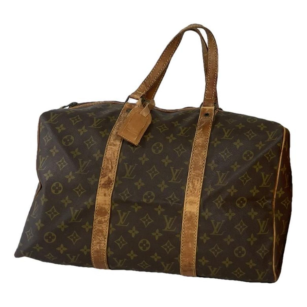Louis Vuitton Keepall Brown Leather Travel Bag Size ONE SIZE - 1 Thumbnail