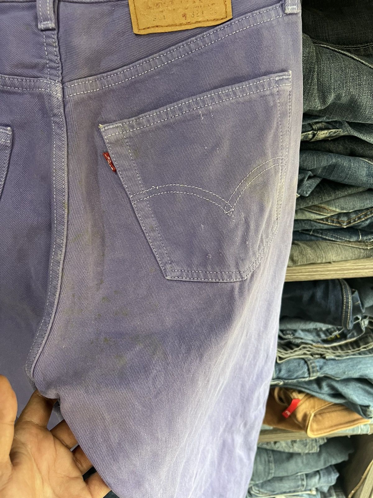Levi's Vintage Clothing 🔥Rare Vintage Levis 501 Button 553 Denim Size US 31 - 12 Thumbnail