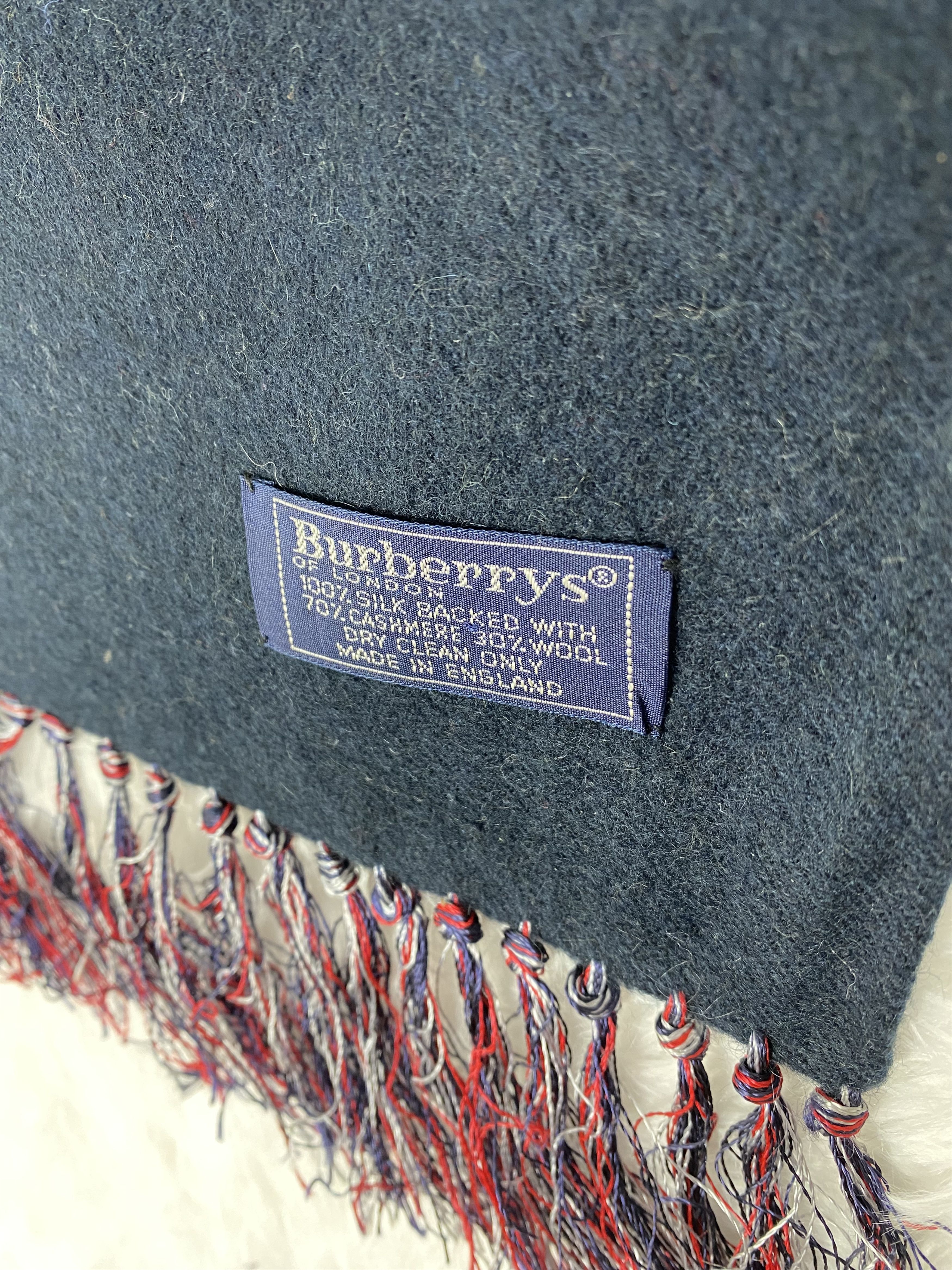 Burberry Vintage Burberry Scarf / Muffler Neckwear PM0010 Size ONE SIZE - 2 Thumbnail