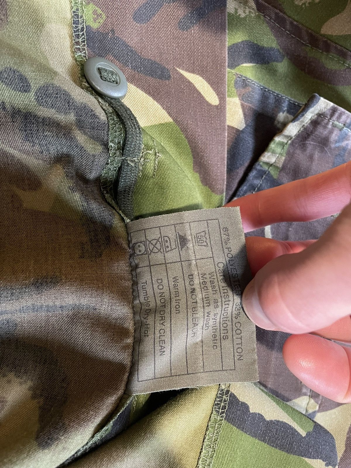Vintage Camo Combat Button-Up Shirt Size US L / EU 52-54 / 3 - 13 Thumbnail
