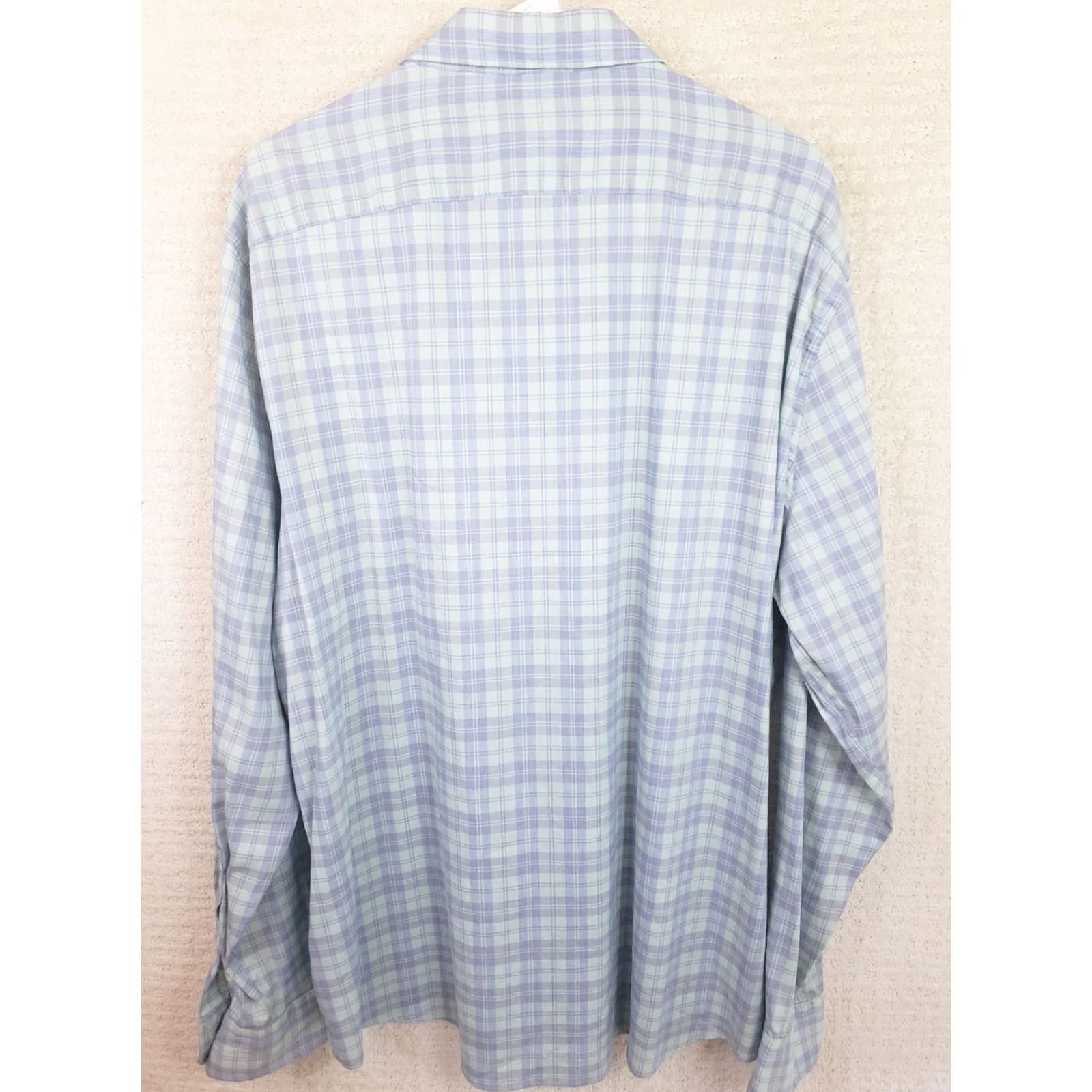 Faherty FAHERTY Button-Up Shirt 2XL Multicolor Plaid Long Sleeve Cotton Blend Pocketed Casual Workwear Daywear Mens Regular Shirt Size US XXL / EU 58 / 5 - 6 Thumbnail