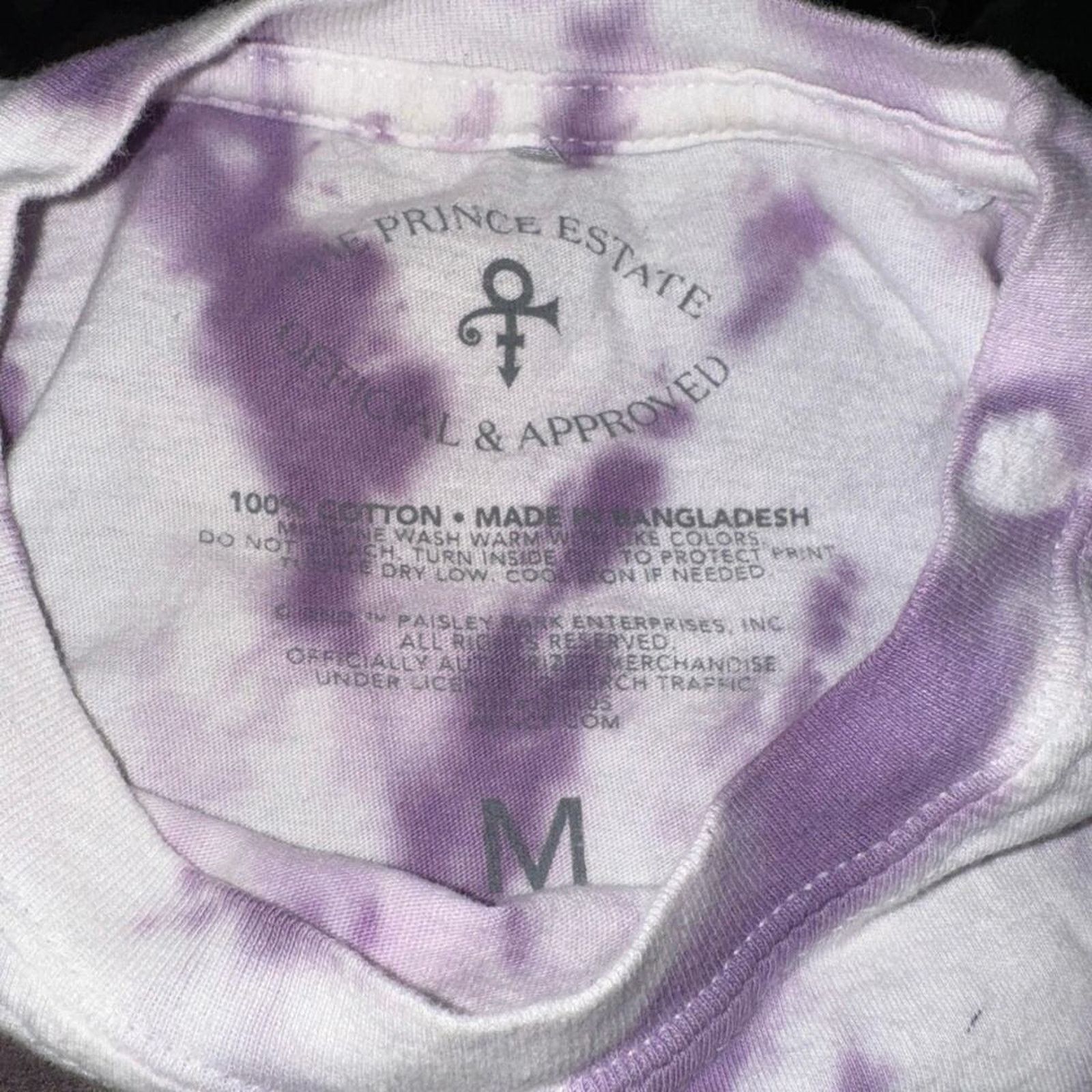 Prince PRINCE Loring Park Sessions 77 Album Cover Tee, Size Medium Size M / US 6-8 / IT 42-44 - 4 Thumbnail