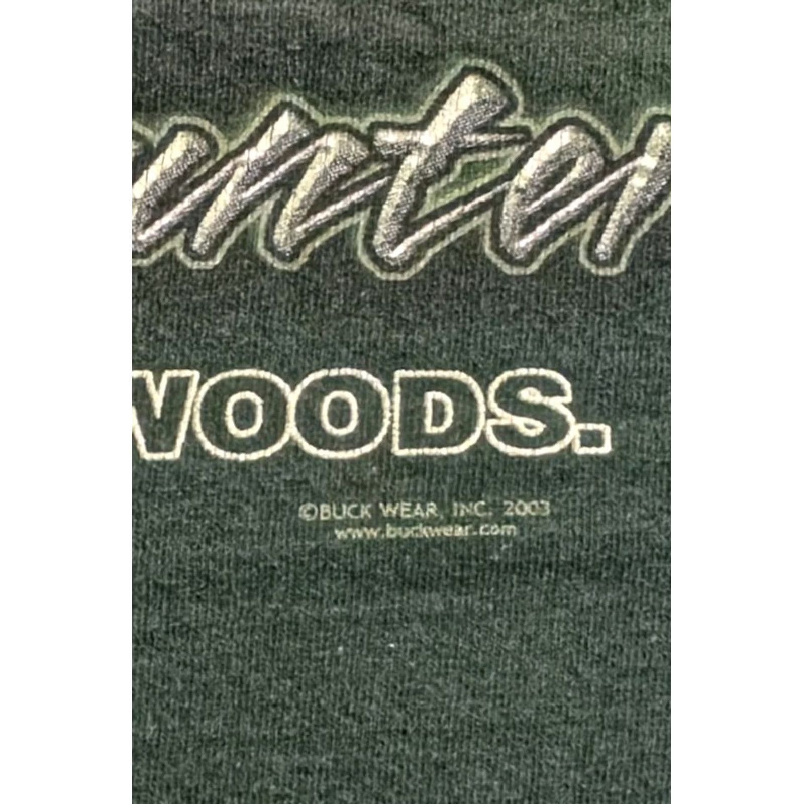 Hunter VINTAGE Buck Wear Turkey Hunter Double-Sided Graphic T Shirt Forest Green Men's XL Shirt Size US XL / EU 56 / 4 - 5 Thumbnail