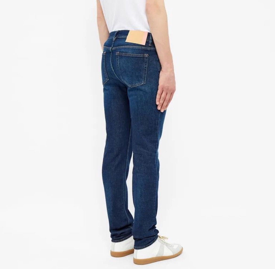 Acne Studios Acne Studios River Dark Blue Denim Jeans Size US 31 - 12 Thumbnail