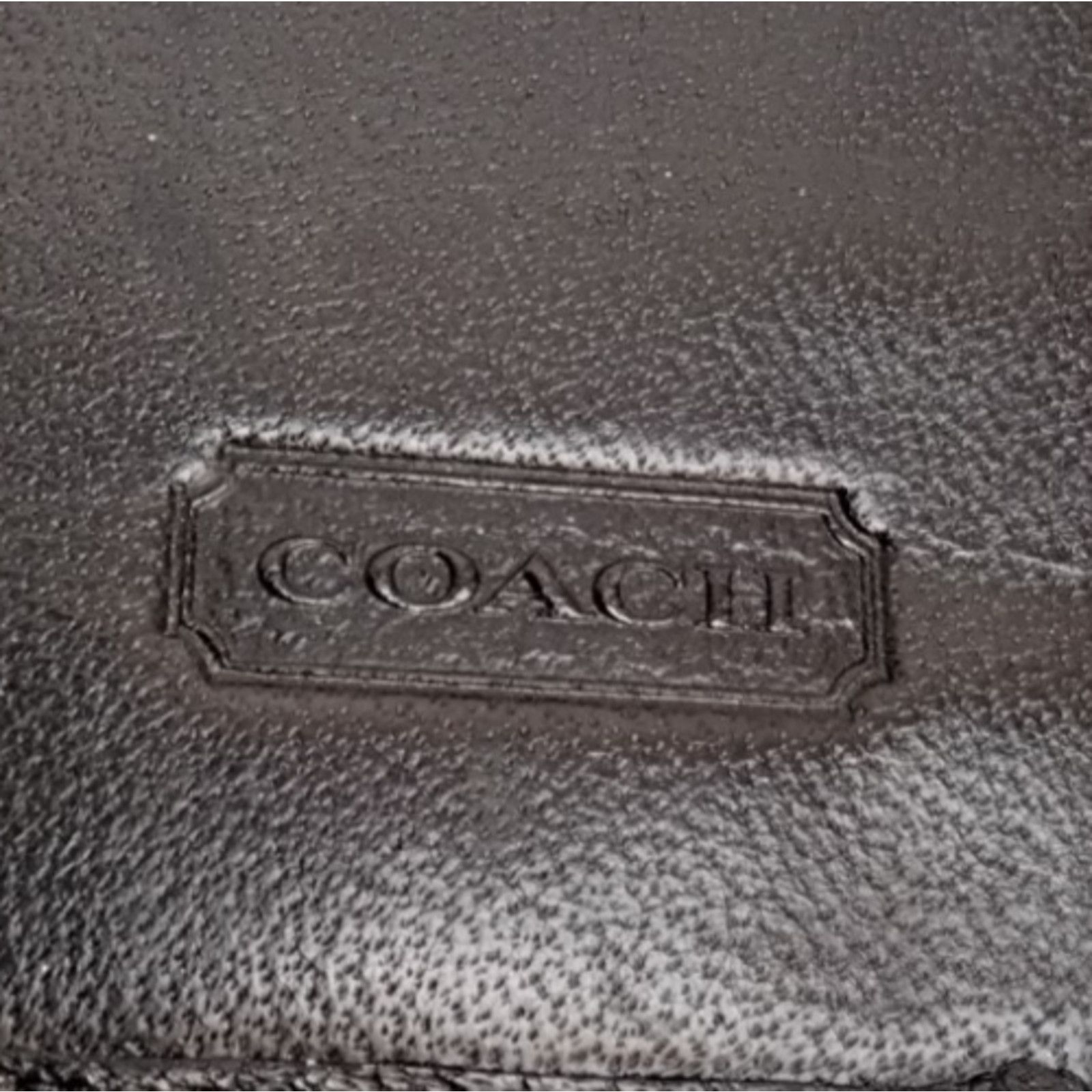 Coach Coach Tri-Fold Black Leather Wallet Envelope Snap VTG 2000s Size ONE SIZE - 9 Thumbnail