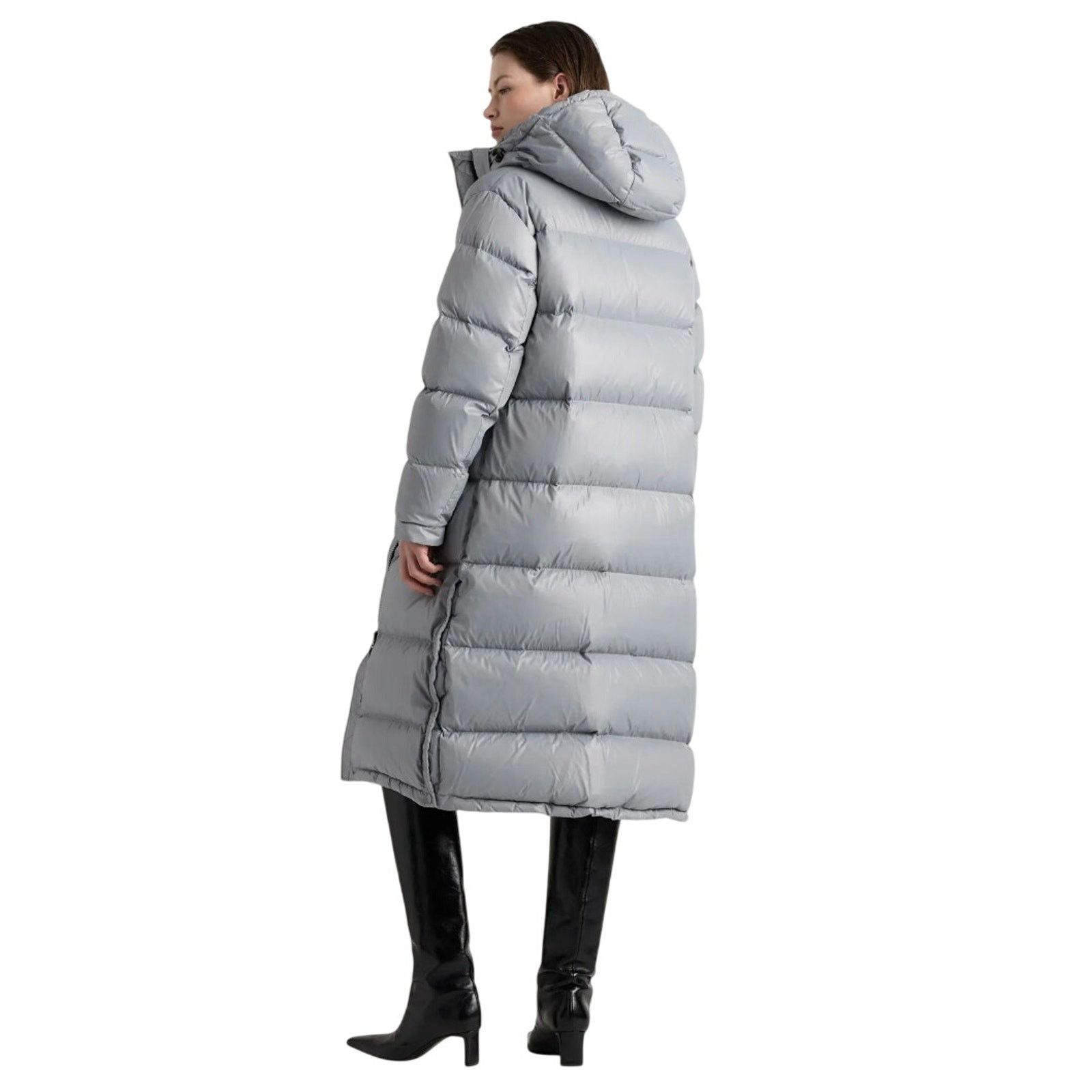 Quince Quince Small Responsible Down Long Puffer Jacket Gray Size S / US 4 / IT 40 - 3 Thumbnail