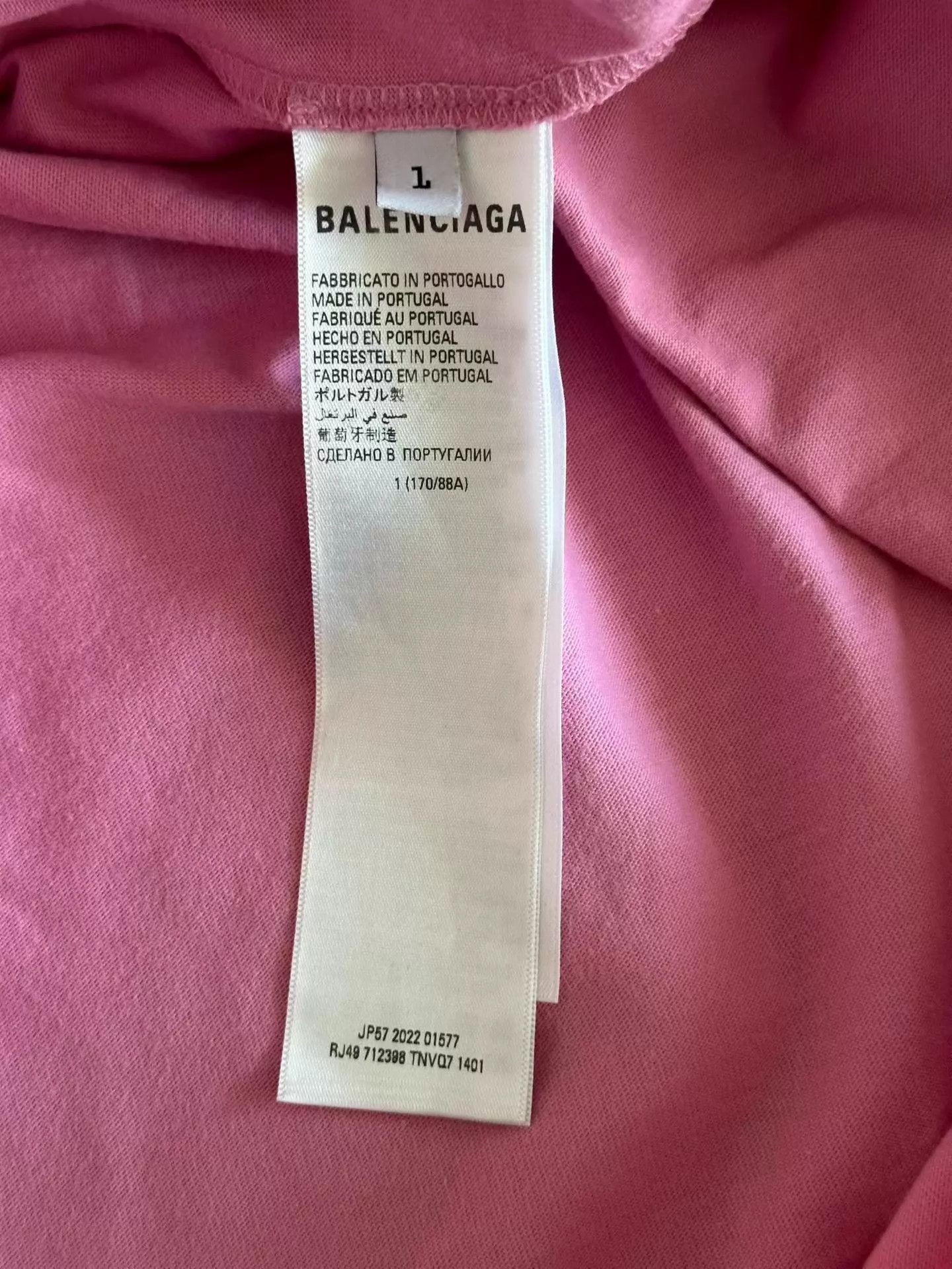 Balenciaga Balenciaga Multi-Logo Short Sleeve Tee Size 1 98% New Size US S / EU 44-46 / 1 - 4 Thumbnail