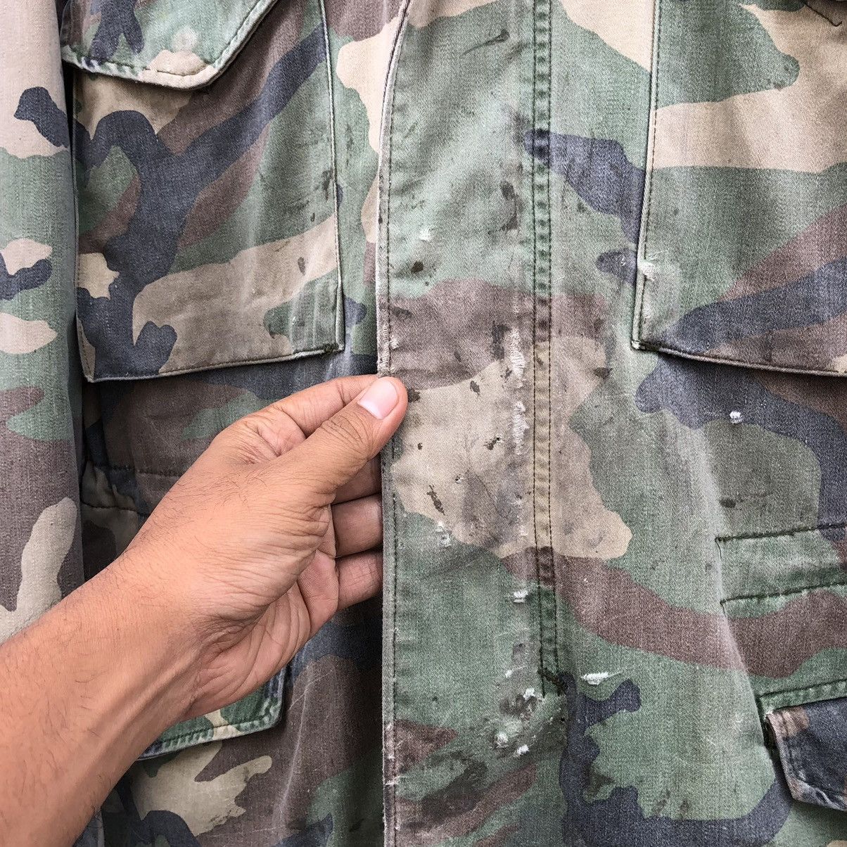 Alpha Industries 🔥VTG 80s Alpha Cold Weather Field THRASHED DISTRESSED Jacket Size US M / EU 48-50 / 2 - 7 Thumbnail