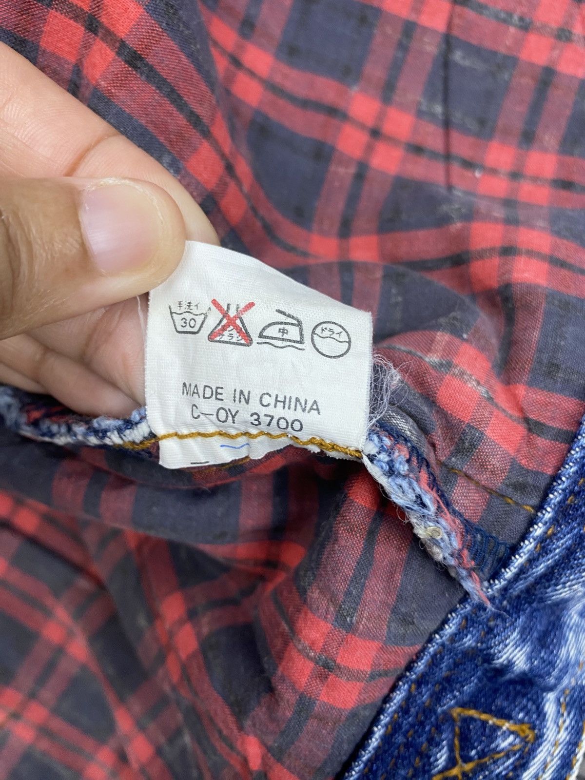 Japanese Brand Vintage Work Free Acid Blue Wash Denim Button Style Jacket Size US M / EU 48-50 / 2 - 14 Thumbnail