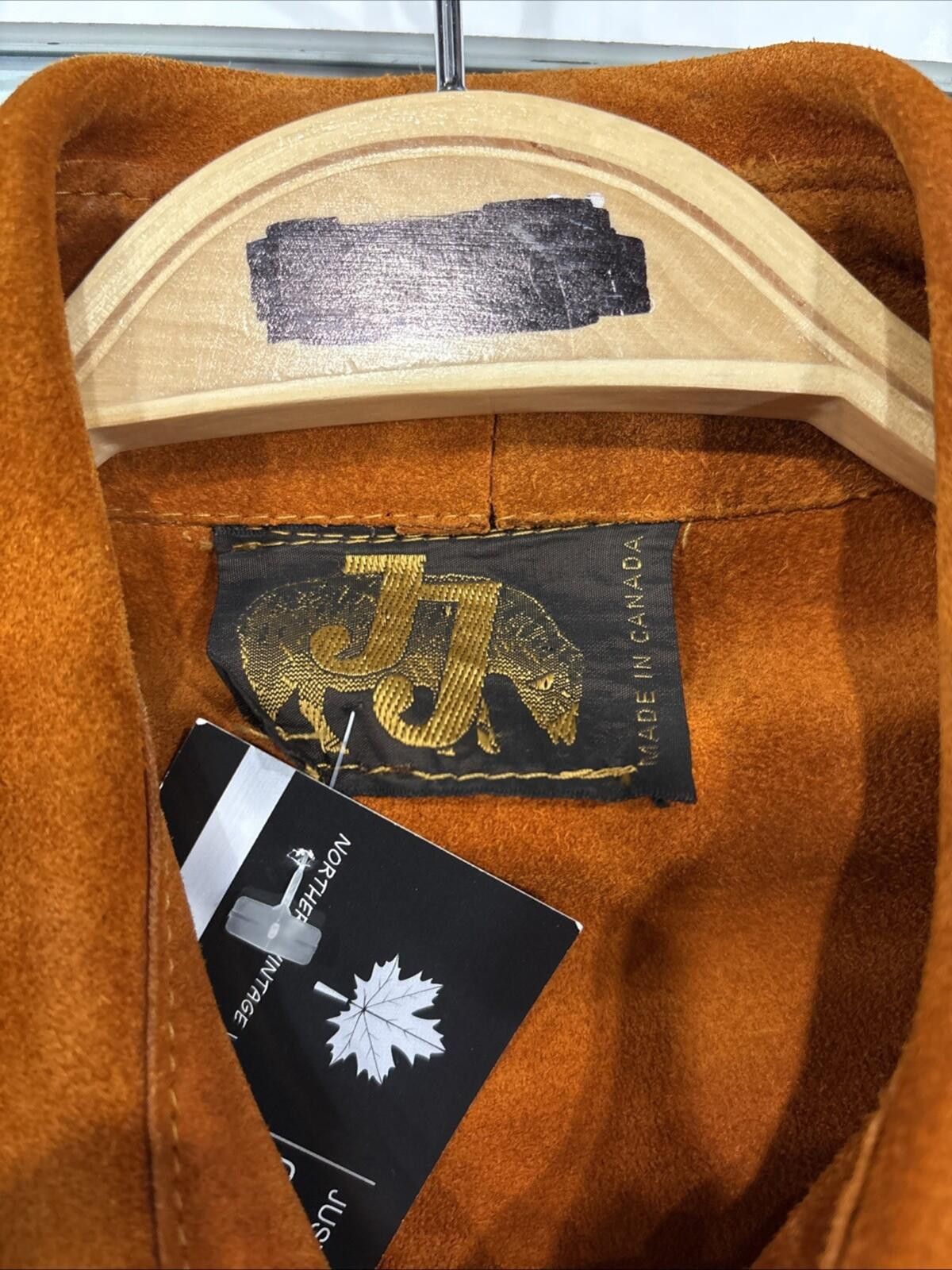 Other Vintage Made In Canada Jj Leather Suede Western Jacket Size US L / EU 52-54 / 3 - 4 Thumbnail