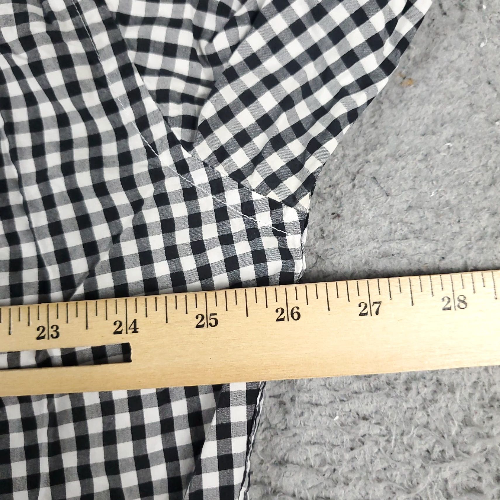 Tommy Hilfiger Tommy Hilfiger Button-Up Shirt Mens XL Gray Black White Check Long Sleeve Size US XL / EU 56 / 4 - 7 Thumbnail