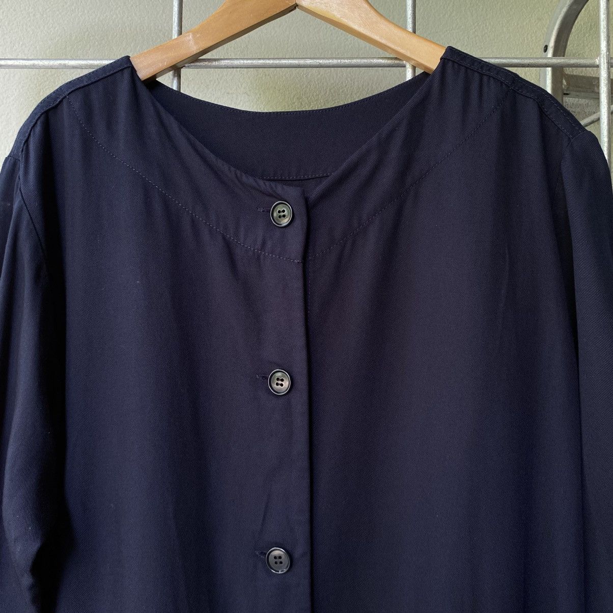 Zucca Zucca Dark Navy Belted Maxi Dress with Pockets Size M / US 6-8 / IT 42-44 - 4 Thumbnail