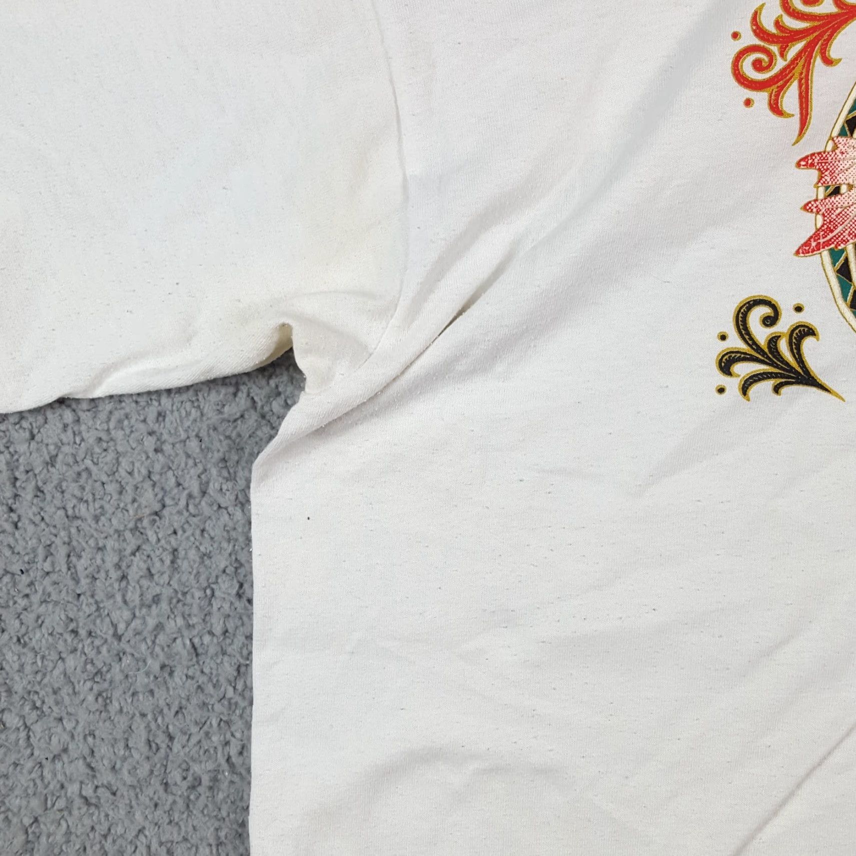 Fruit Of The Loom Vintage 90s Illinois Horse Farm Autumn Fall Leaves Size XL Y2K Animal T Shirt Size US XL / EU 56 / 4 - 4 Thumbnail