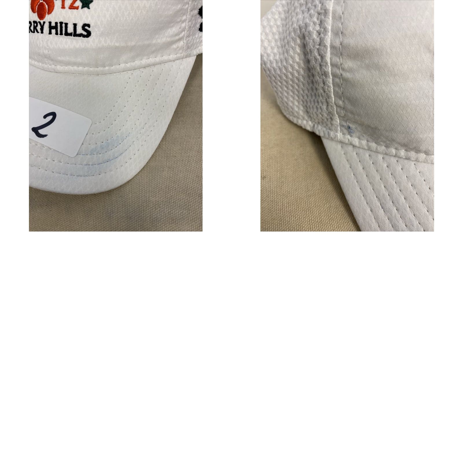 Under Armour VINTAGE Under Armour Baseball Hat ADULT M/L White Red 2012 Cap Sherry Hills / 522 Mens Size ONE SIZE - 8 Thumbnail