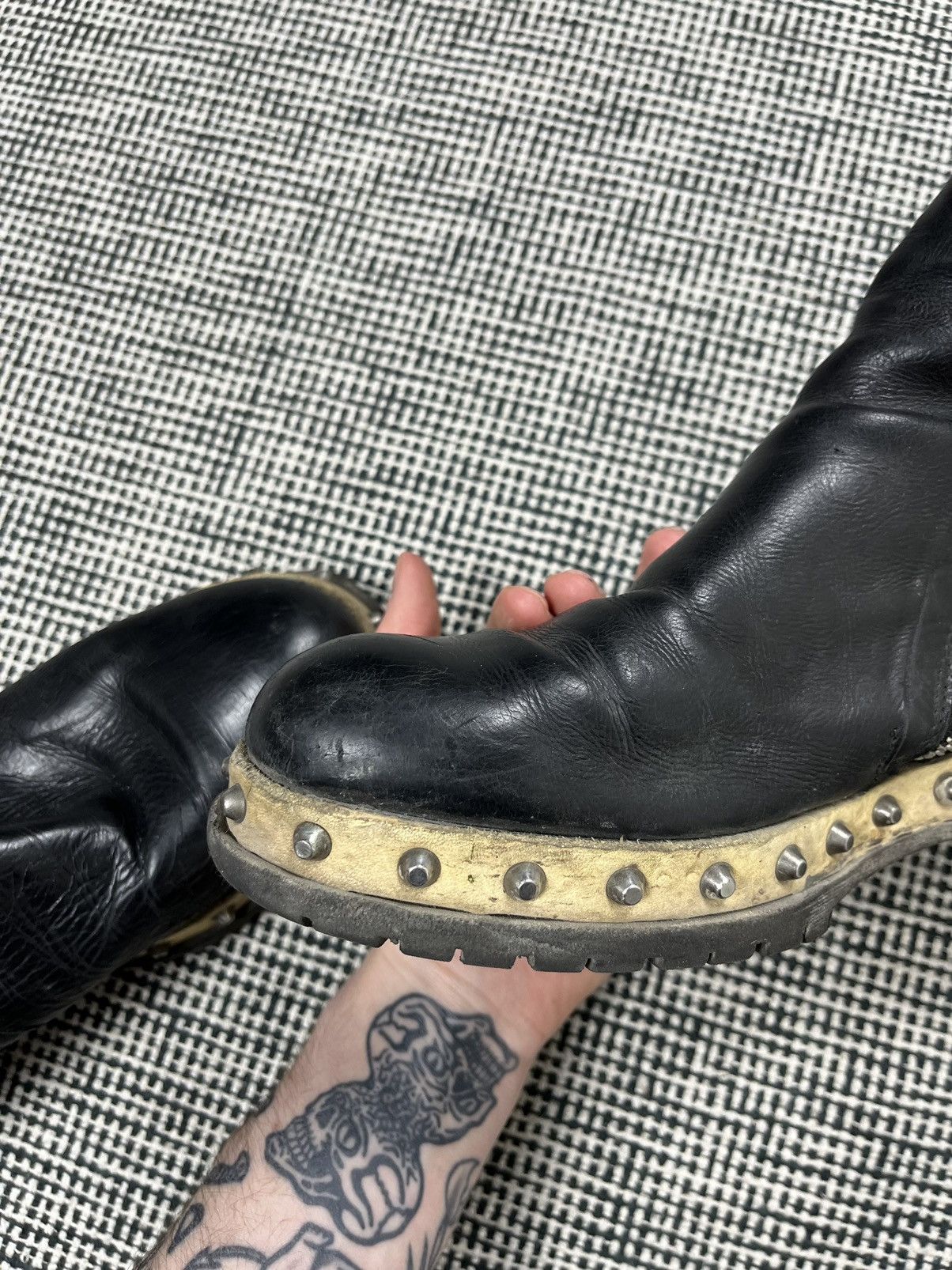 A.S.98 A.S. 98 studded Chelsea chunky boots avant garde Size US 8 / IT 38 - 16 Thumbnail