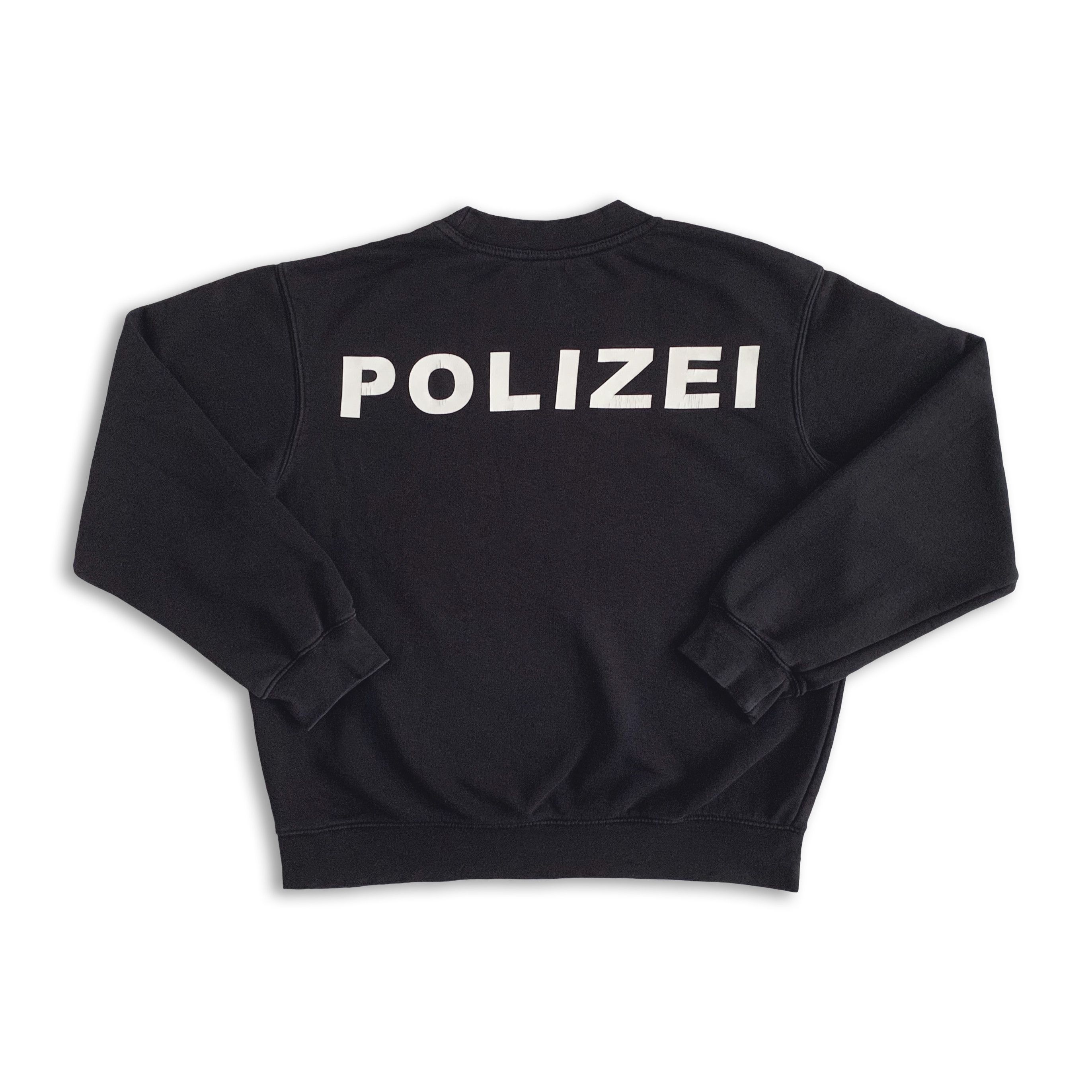 Other POLIZEI Sweatshirt Crewneck Basic Oversize Black Police S Size US S / EU 44-46 / 1 - 3 Thumbnail
