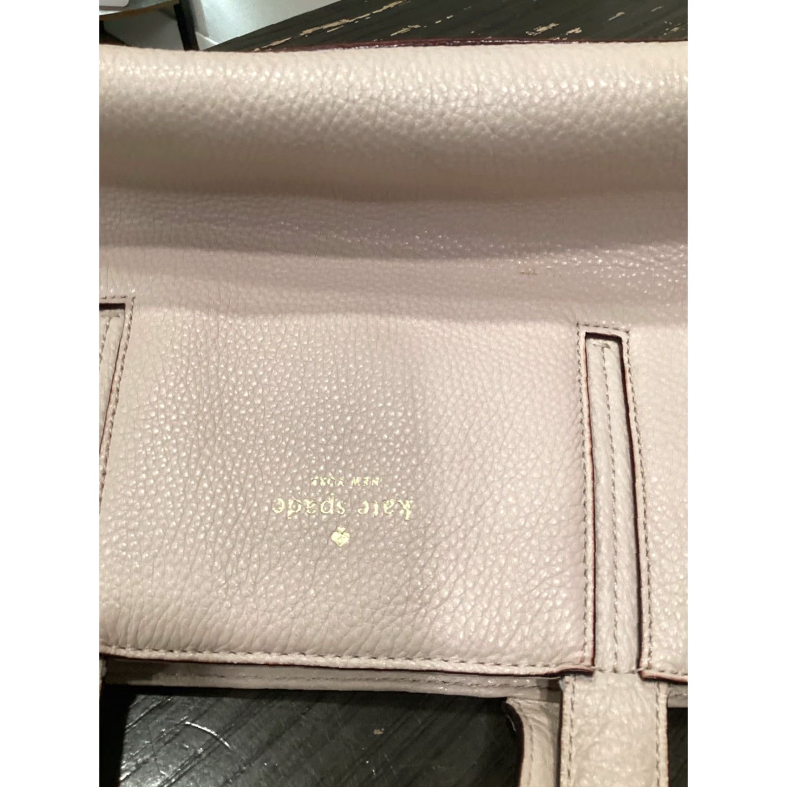 Vintage KATE SPADE Leather Satchel Handbag Pink Women Size ONE SIZE - 7 Thumbnail