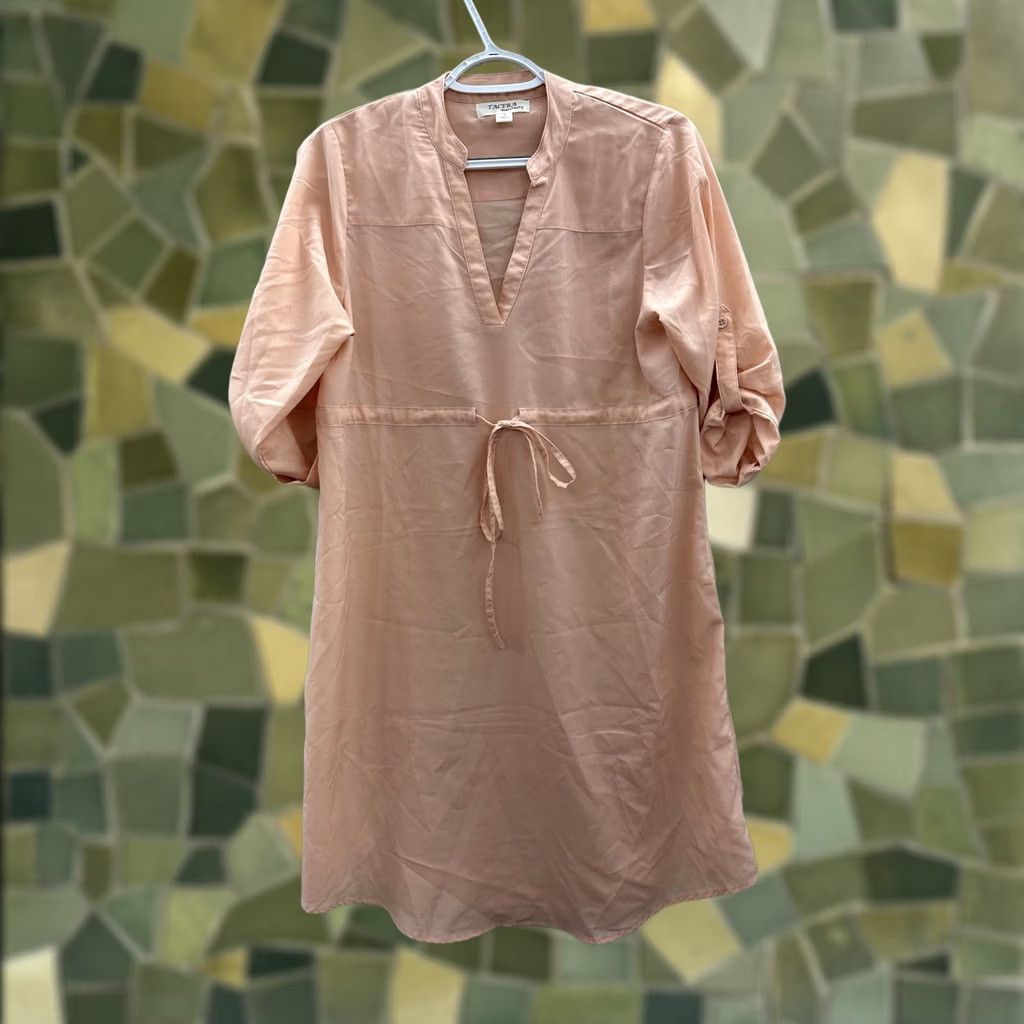 Pinko Womens Tacera Maternity Dress Pink Half Sleeve Size S Midi Size S / US 4 / IT 40 - 1 Thumbnail