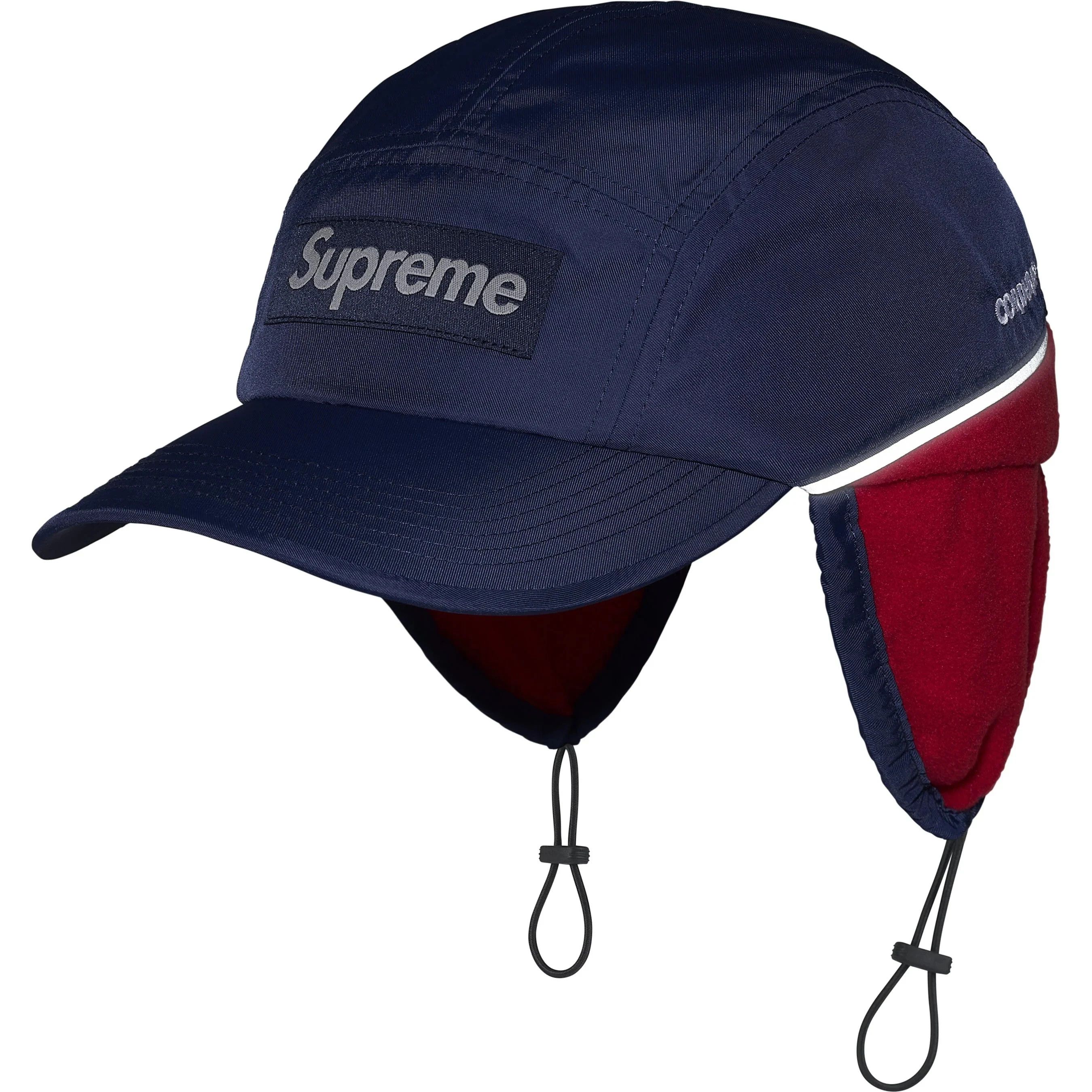Supreme Supreme Polartec Lined Packable Earflap Camp Cap Size ONE SIZE - 3 Thumbnail