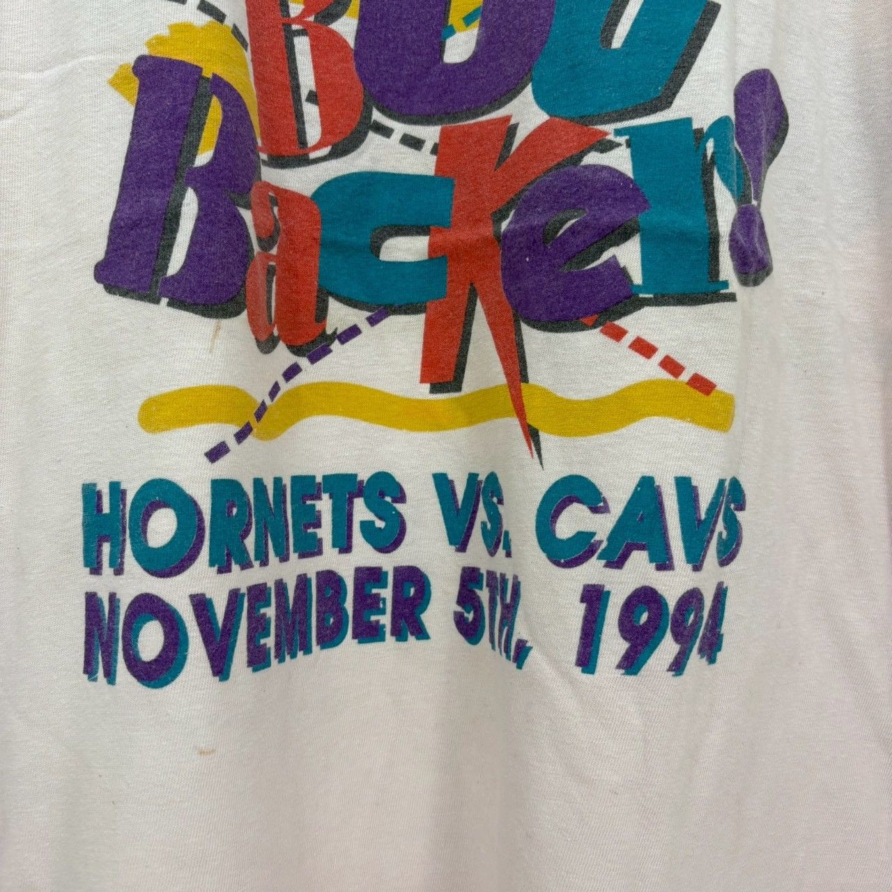 Vintage Vintage 90s Charlotte Hornets shirt size L wts03 Size US L / EU 52-54 / 3 - 6 Thumbnail