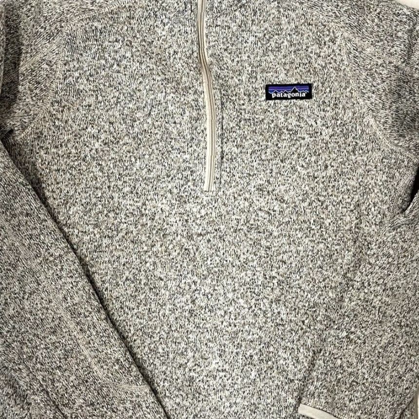 Patagonia VINTAGE Patagonia Women's Better Sweater 1/4-Zip Gray Size S Size S / US 4 / IT 40 - 3 Thumbnail