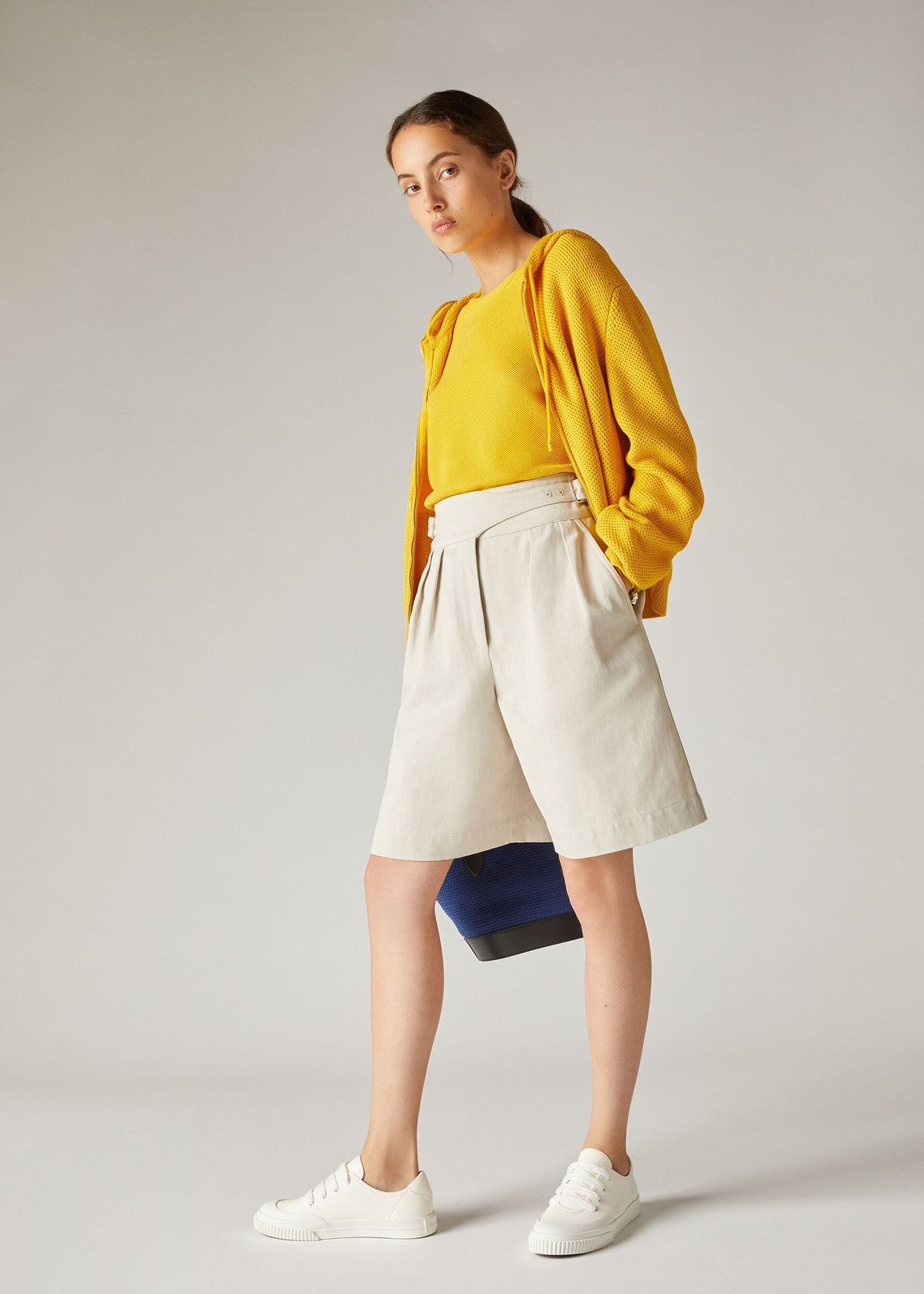 Loro Piana o1srvl11e0424 T- Shirt in Yellow Size M / US 6-8 / IT 42-44 - 2 Thumbnail