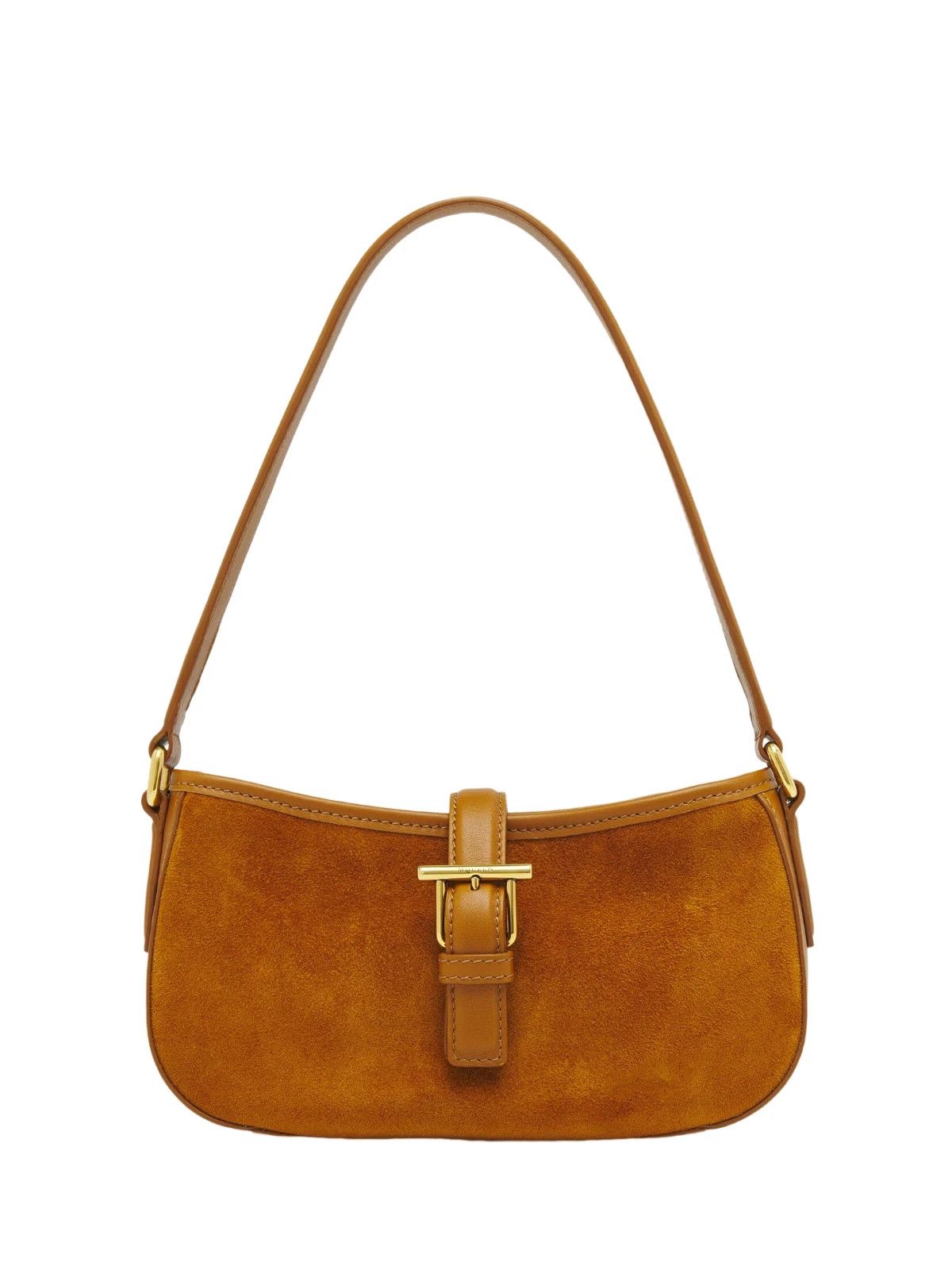 Alexander McQueen McQueen T-Bar Mini Brown Suede Shoulder Bag New Size ONE SIZE - 1 Thumbnail