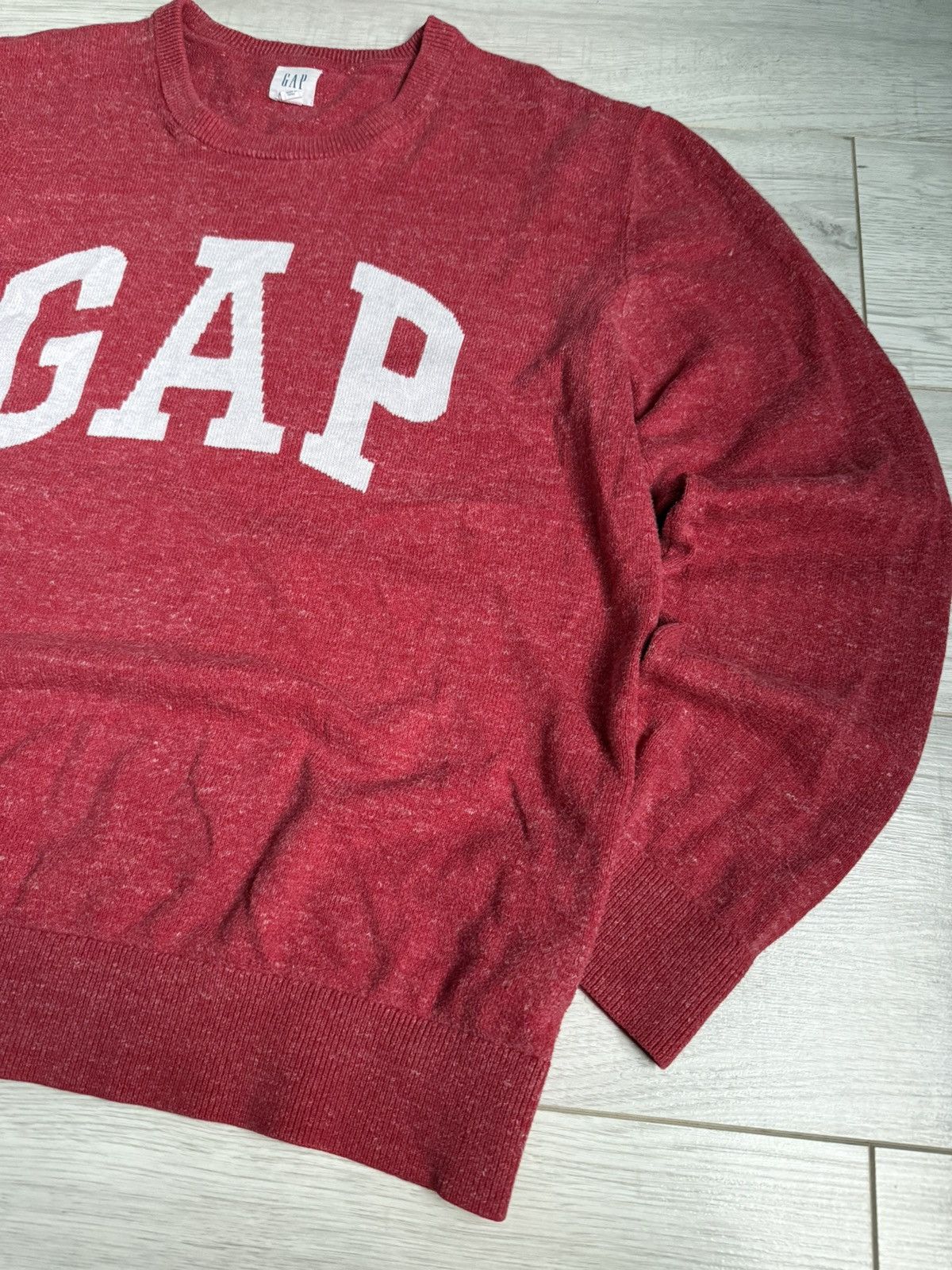 Gap × Vintage Vintage Sweater Gap Crewneck Logo Size US L / EU 52-54 / 3 - 2 Thumbnail