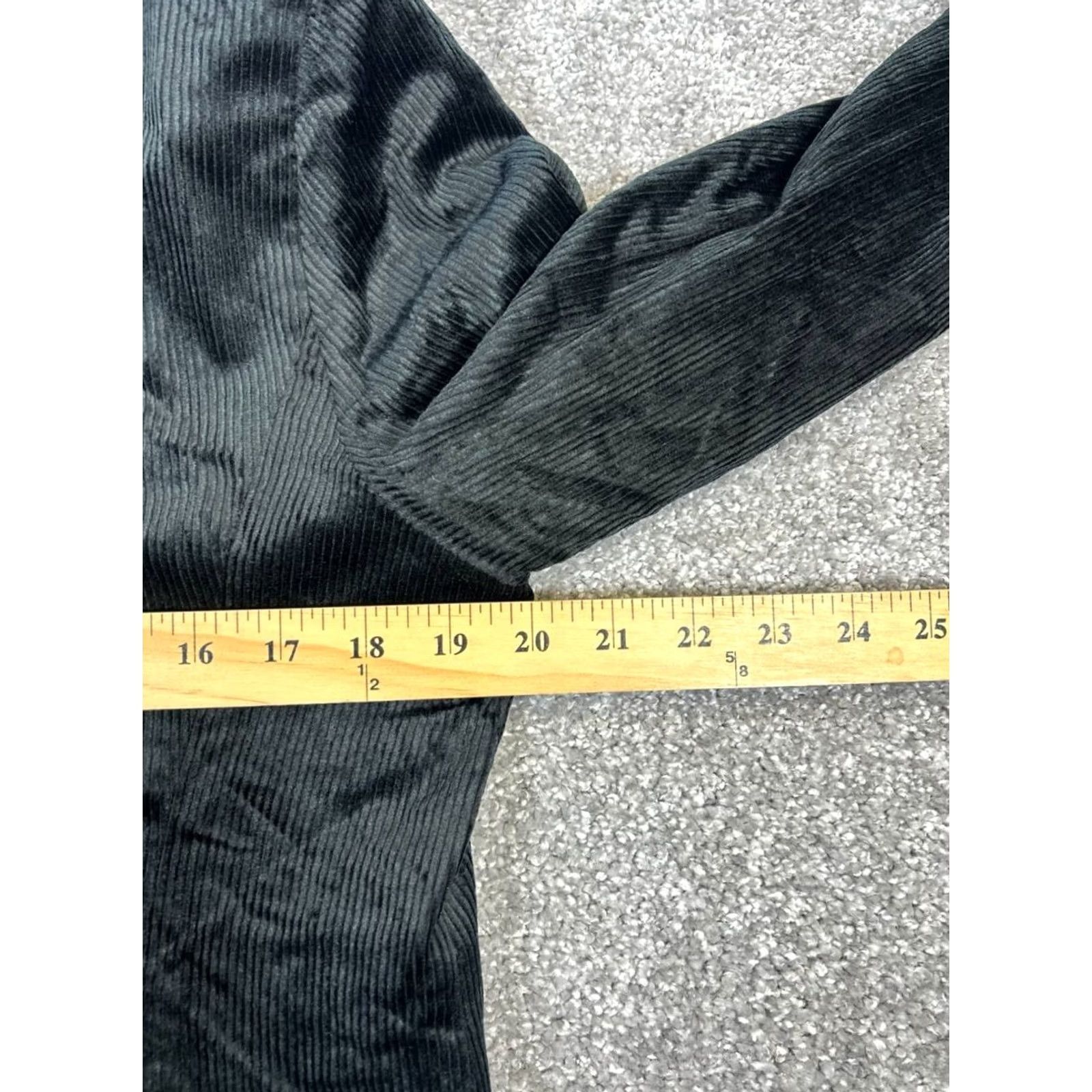 J. Jill J. Jill Blazer Women Small Black Ribbed Sports Coat Size S / US 4 / IT 40 - 6 Thumbnail