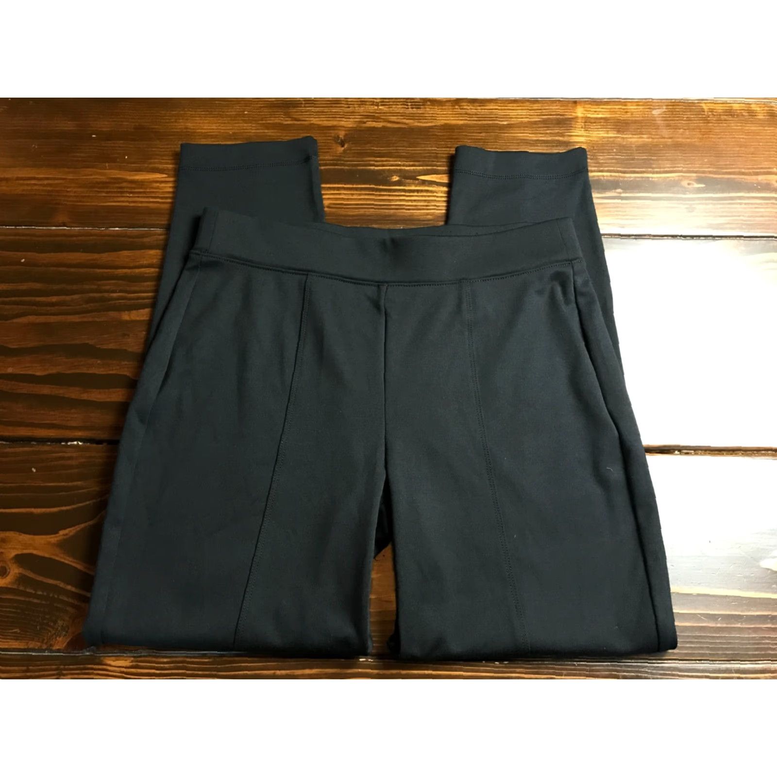 Croft & Barrow Croft & Barrow Leggings, Women's Small Short, Black, Jegging, Regular, Inseam 27 in, High Rise, Casual, Modern, Virtual Return Free Size 28" / US 6 / IT 42 - 2 Thumbnail