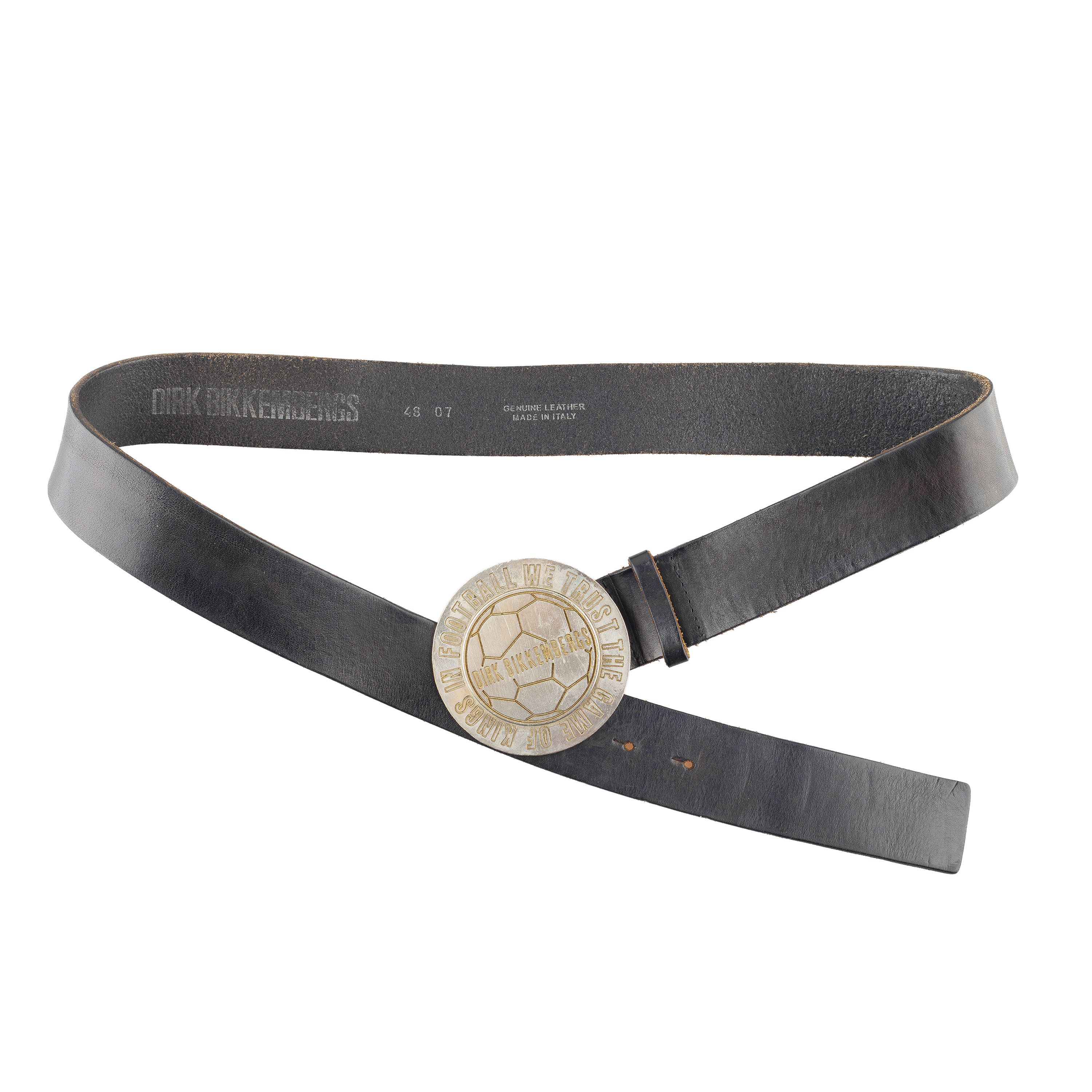 Dirk Bikkembergs Dirk Bikkembergs Football Buckle Leather Belt Size ONE SIZE - 1 Thumbnail