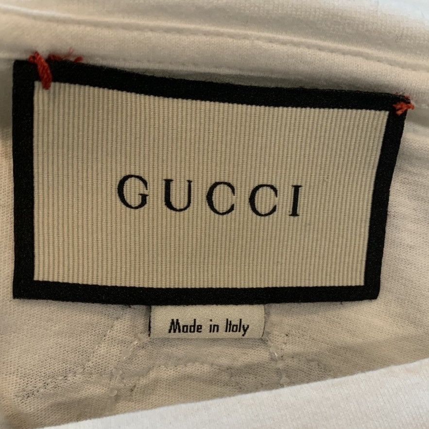 Gucci Gucci Distressed Logo T Shirt Size US M / EU 48-50 / 2 - 5 Thumbnail