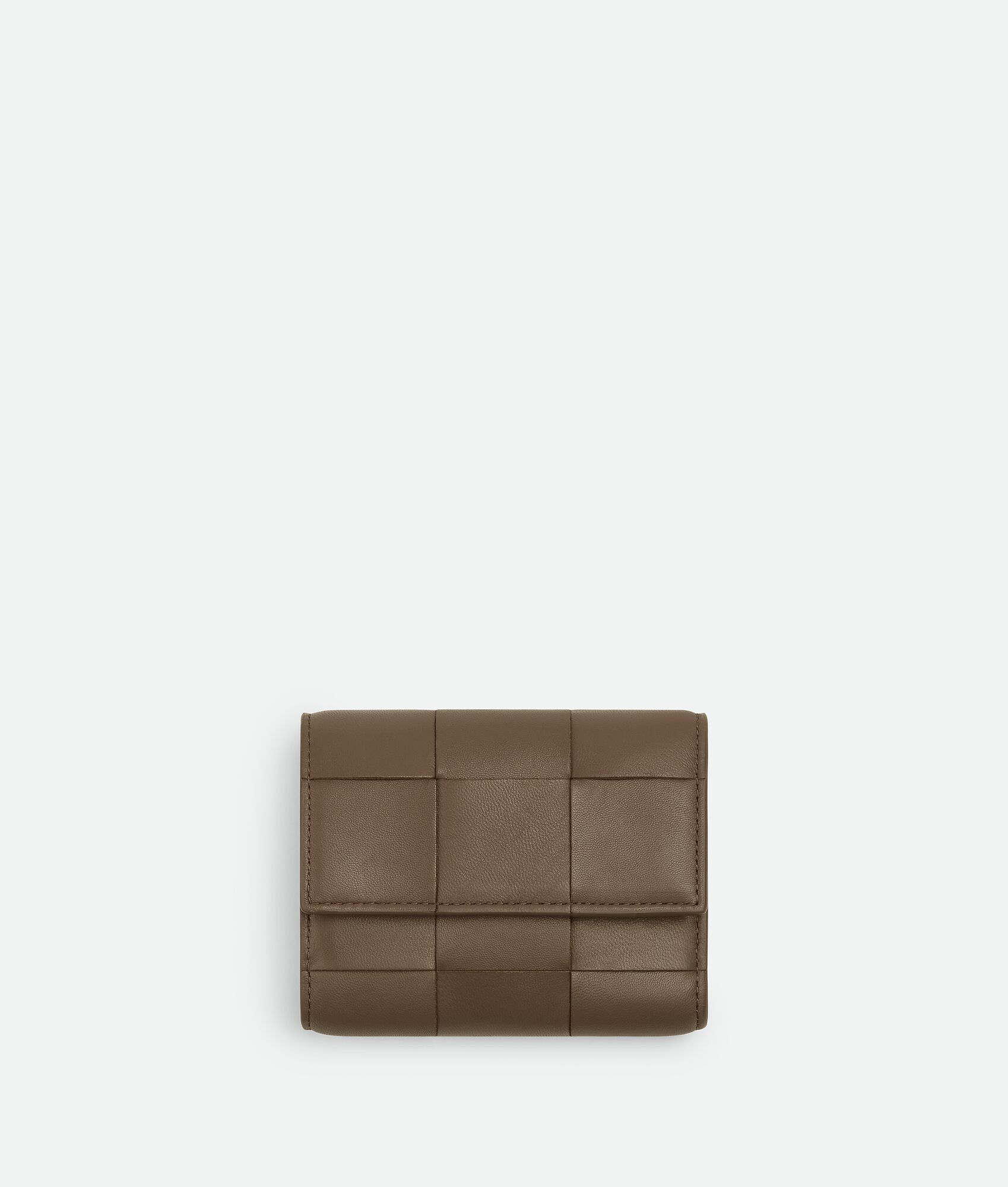 Bottega Veneta o1w1db10325 Size: OS / Cassette Tri-Fold Zip Wallet Brown Size ONE SIZE - 1 Thumbnail