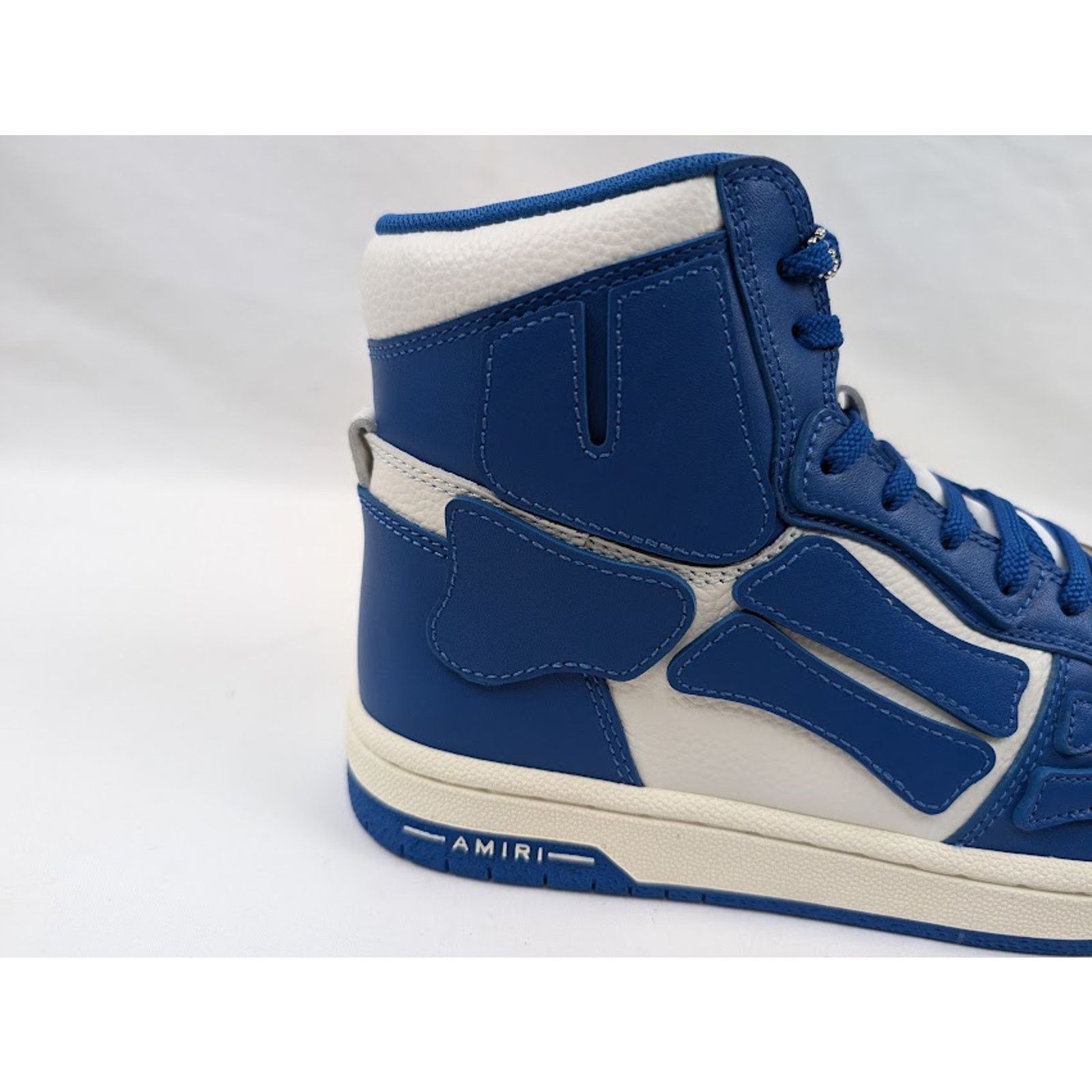 Amiri o1rshd1 Skel Hi-Top Sneakers in Blue/White Size US 13 / EU 46 - 4 Thumbnail
