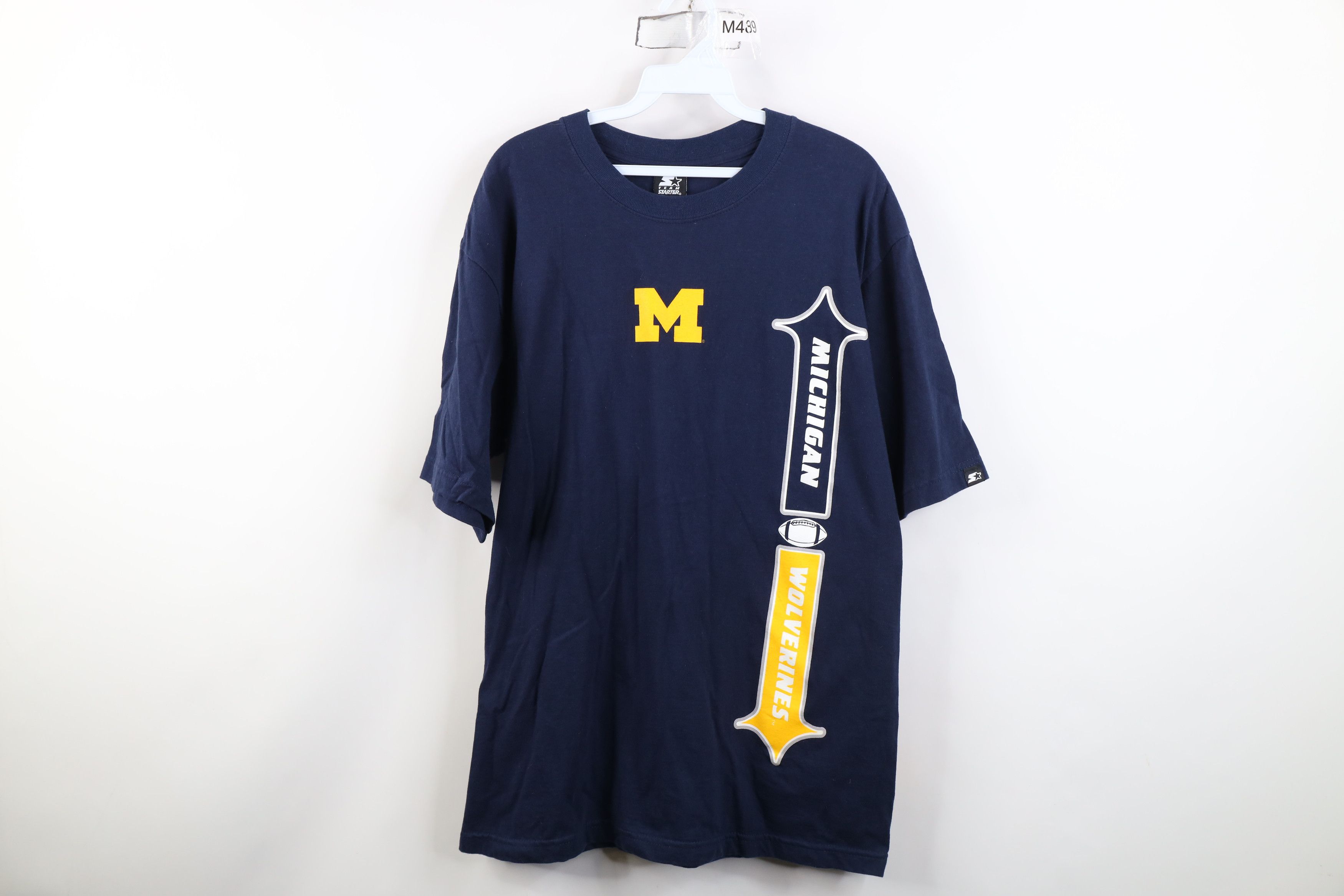 Starter Vintage 90s Starter University of Michigan Football T-Shirt Size US M / EU 48-50 / 2 - 1 Thumbnail