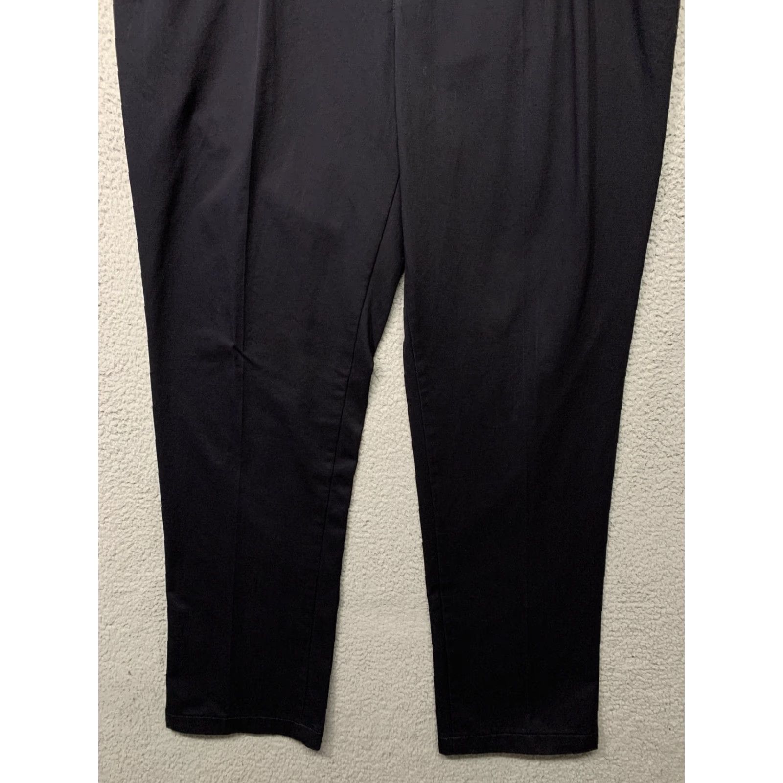 Lands' End Lands' End Men's Dress Pants 42T Dark Blue Traditional Fit Straight Leg 100% Cotton Regular Size 42 Inseam 37 in Mens Size US 42 / EU 58 - 3 Thumbnail