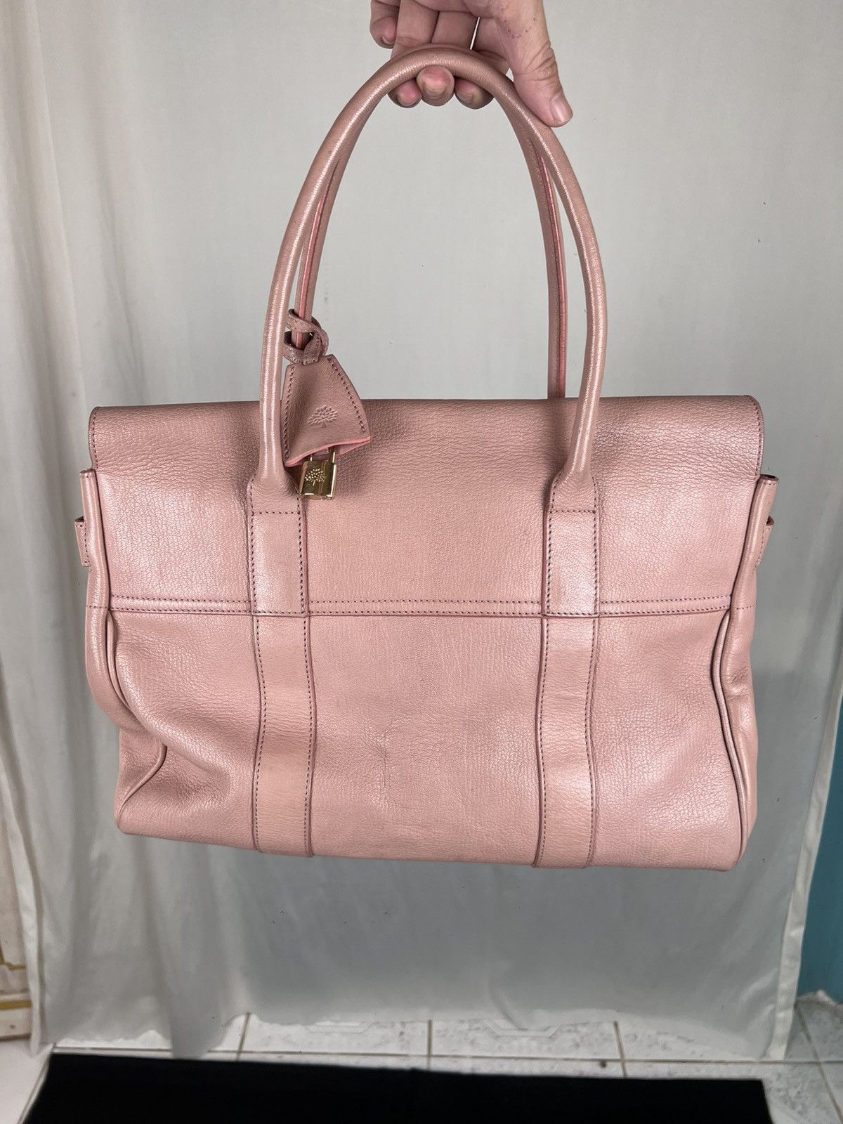 Mulberry Mulberry Bayswater Pink Leather Top Handle Bag –Made England Size ONE SIZE - 2 Thumbnail