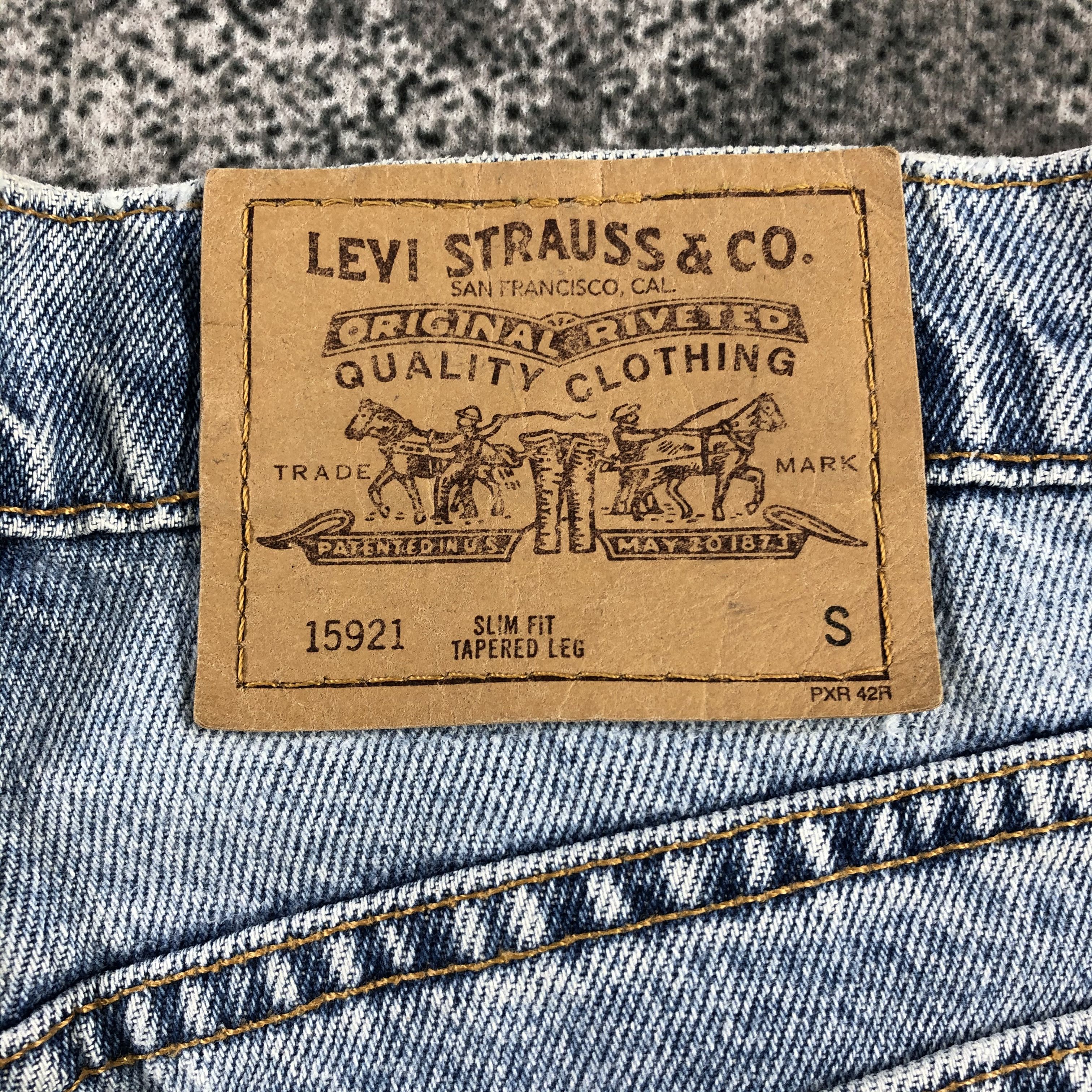 Levi's Vintage 90s Levi's 921 Jeans Medium Wash Denim KJ895 Size US 32 / EU 48 - 5 Thumbnail