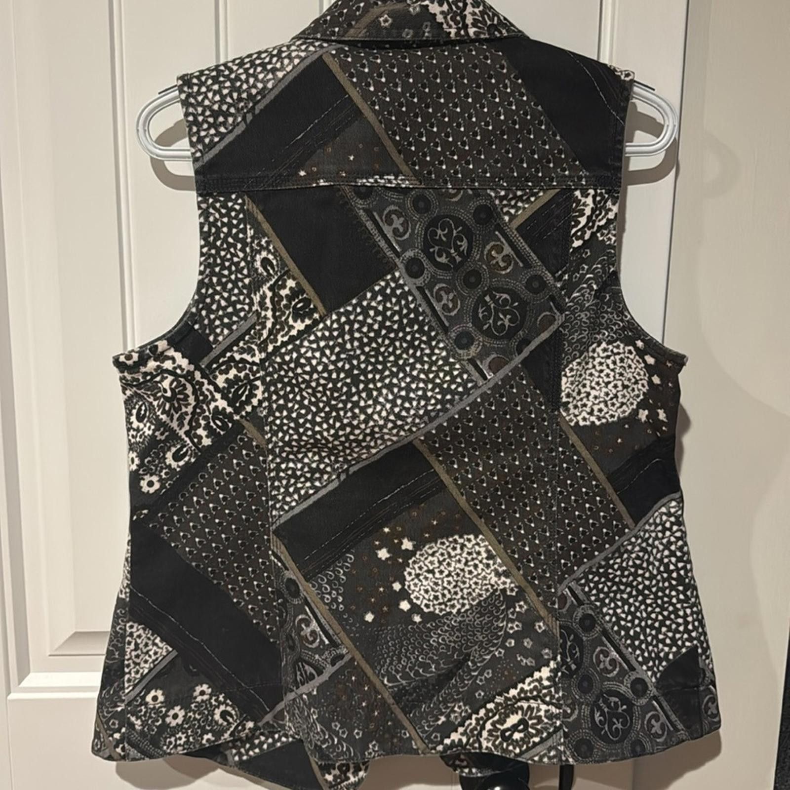 Chicos Vintage Chicos Jean Vest Size M / US 6-8 / IT 42-44 - 4 Thumbnail