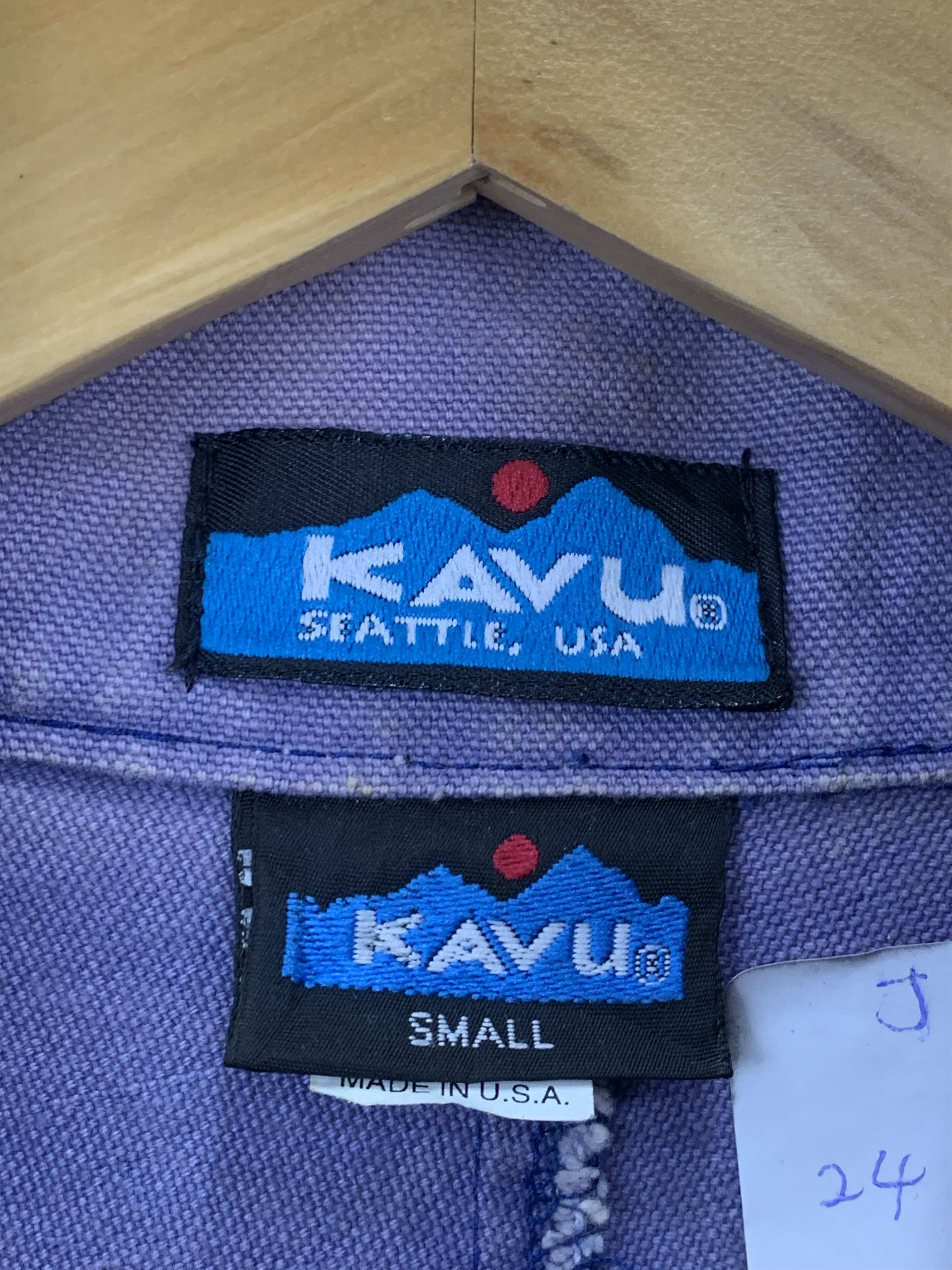 KAVU Vintage 90s KAVU Anorak Sun Faded Denim Zipper Jacket J0925 Size US S / EU 44-46 / 1 - 6 Thumbnail