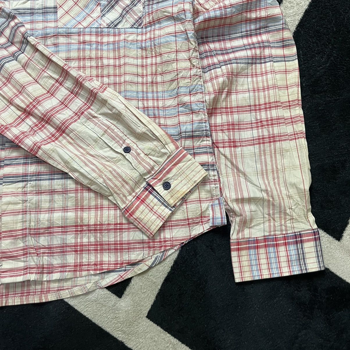 Kapital Armani Exchange Multi-Direction Plaid Shirt| missoni style Size US L / EU 52-54 / 3 - 4 Thumbnail