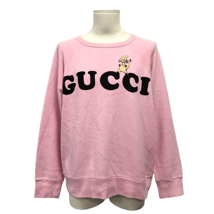 Gucci Gucci Pig Embroidery Sweatshirt Size S Size S / US 4 / IT 40 - 1 Thumbnail