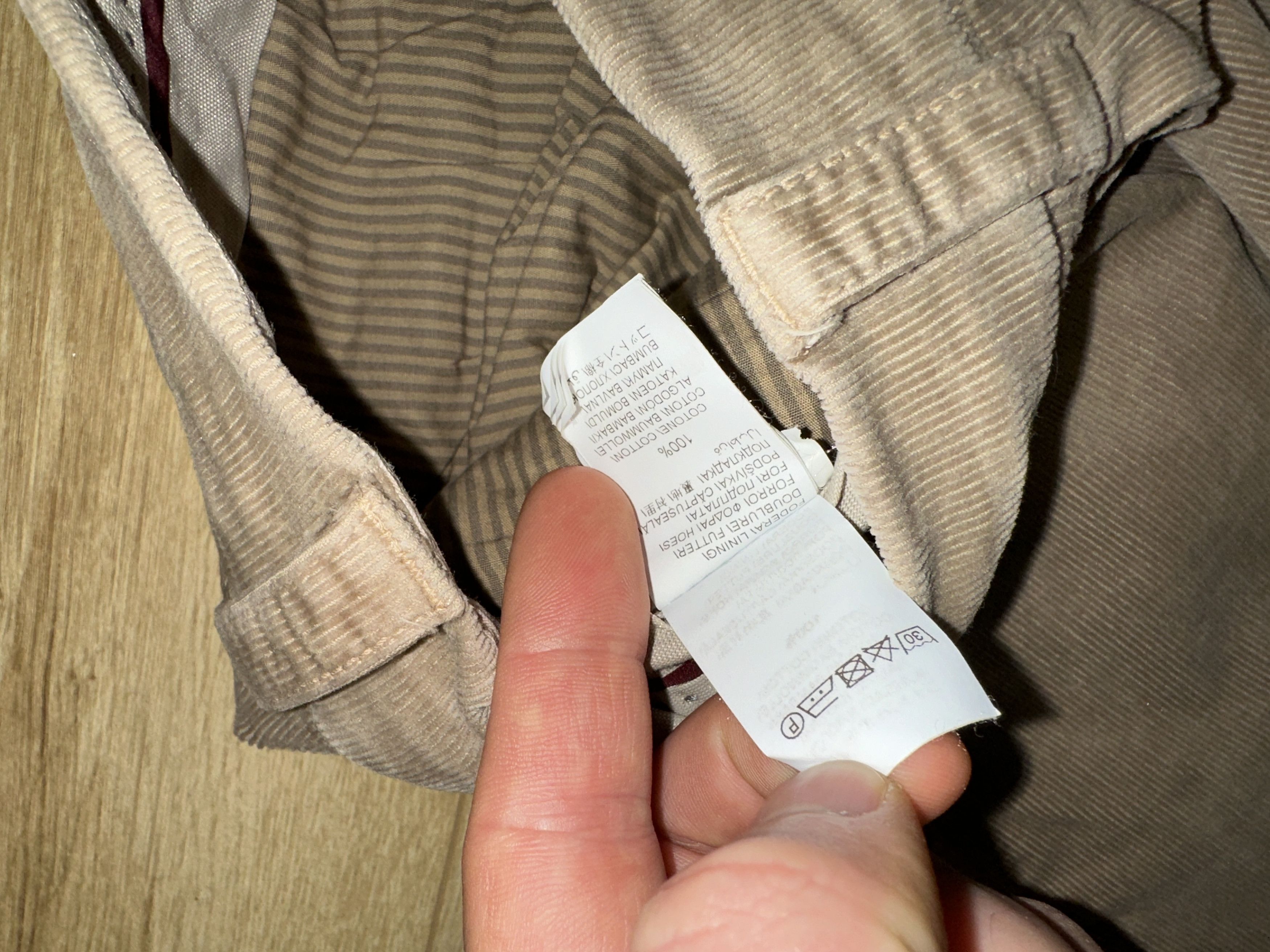 Brunello Cucinelli Brunello Cucinelli Corduroy Traditional Fit Pants Size 48 Size US 32 / EU 48 - 11 Thumbnail