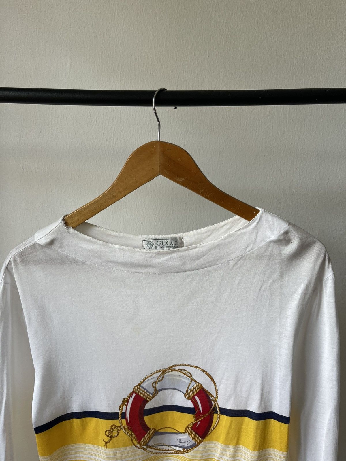 Gucci 80s Gucci Long Sleeve 11 Size M / US 6-8 / IT 42-44 - 5 Thumbnail