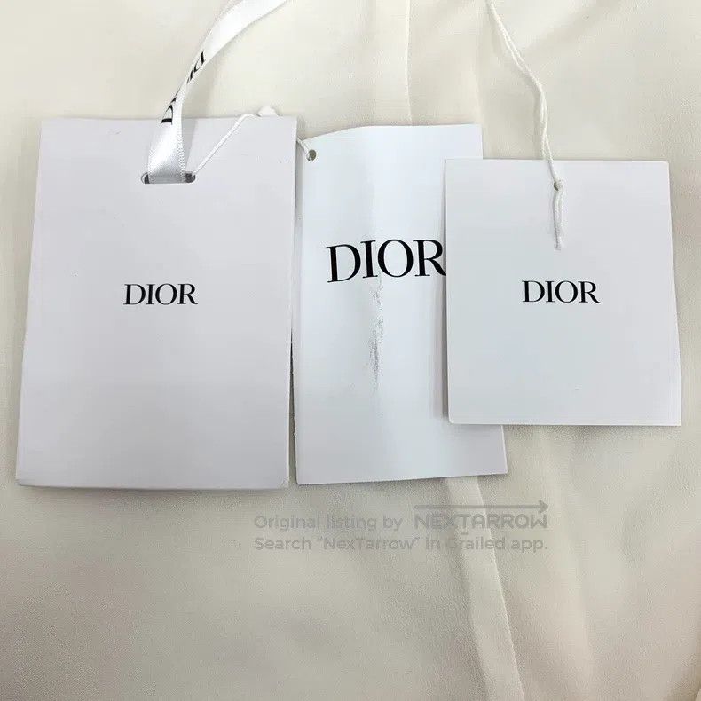 Dior Dior 23 Palto beige wool buckleless belt suit jacket Size XXS / US 00 / IT 34 - 8 Thumbnail